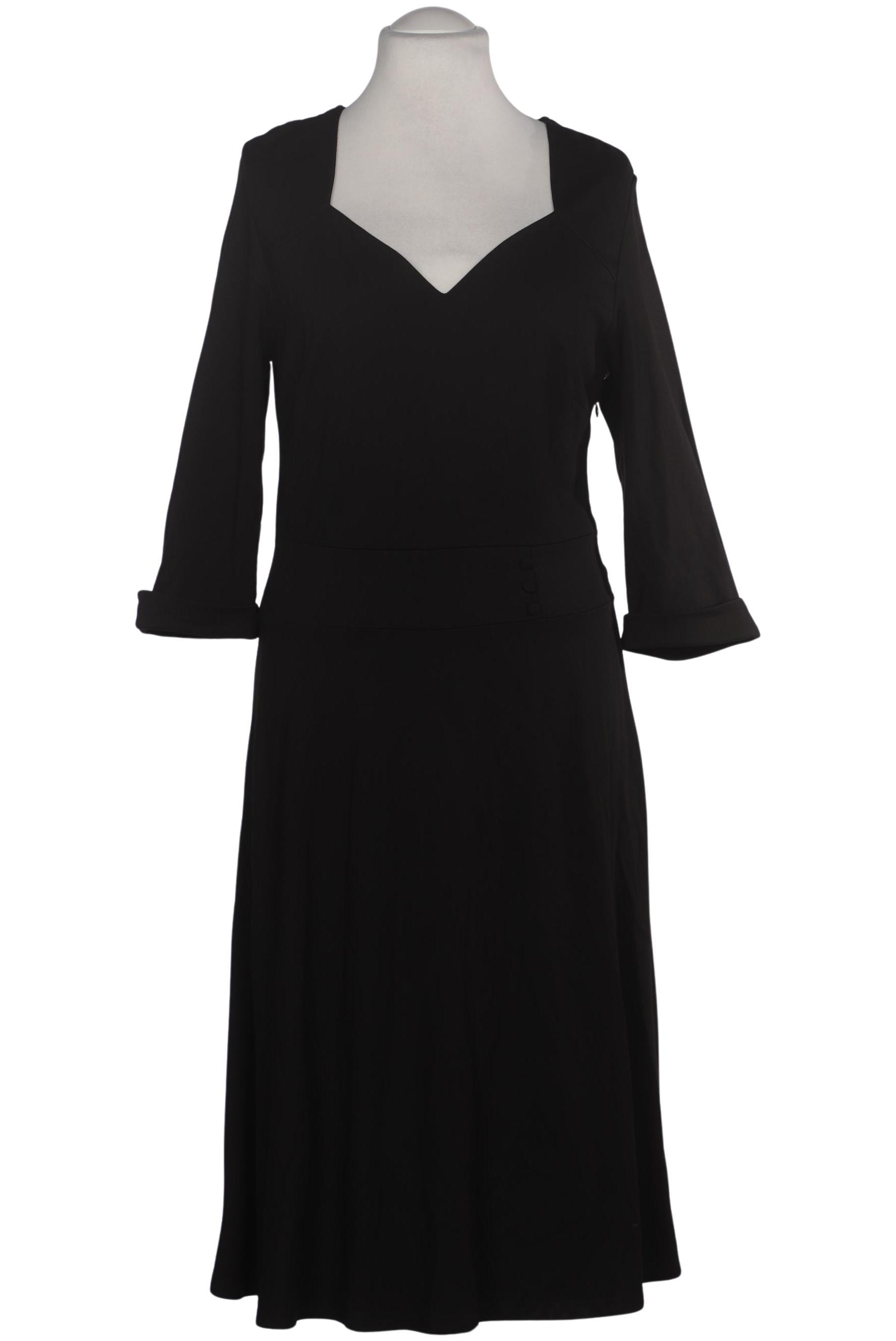 

sheego Damen Kleid, schwarz, Gr. 44