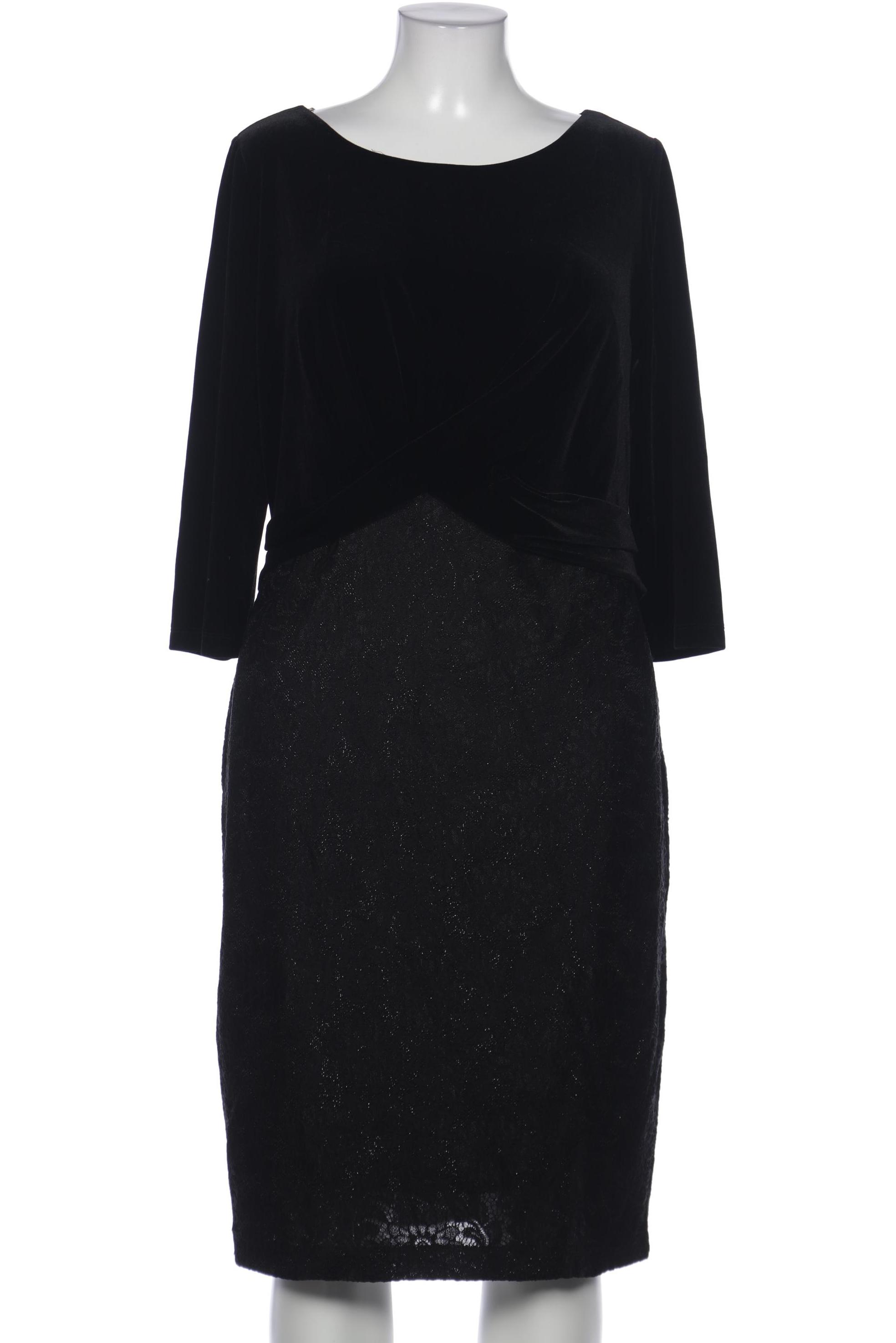 

sheego Damen Kleid, schwarz, Gr. 42