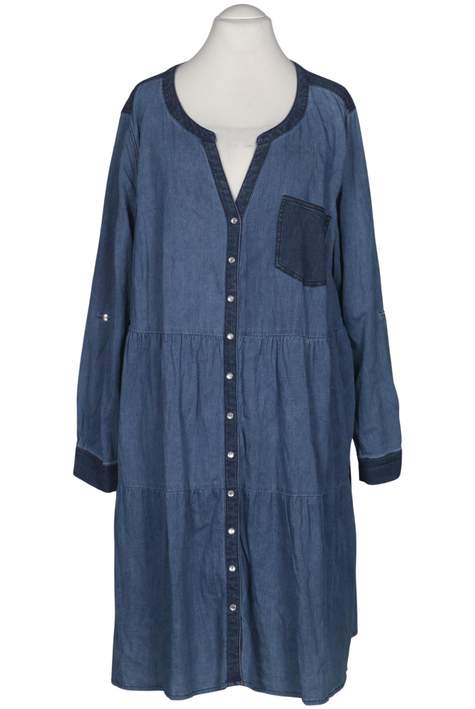 

sheego Damen Kleid, blau, Gr. 54