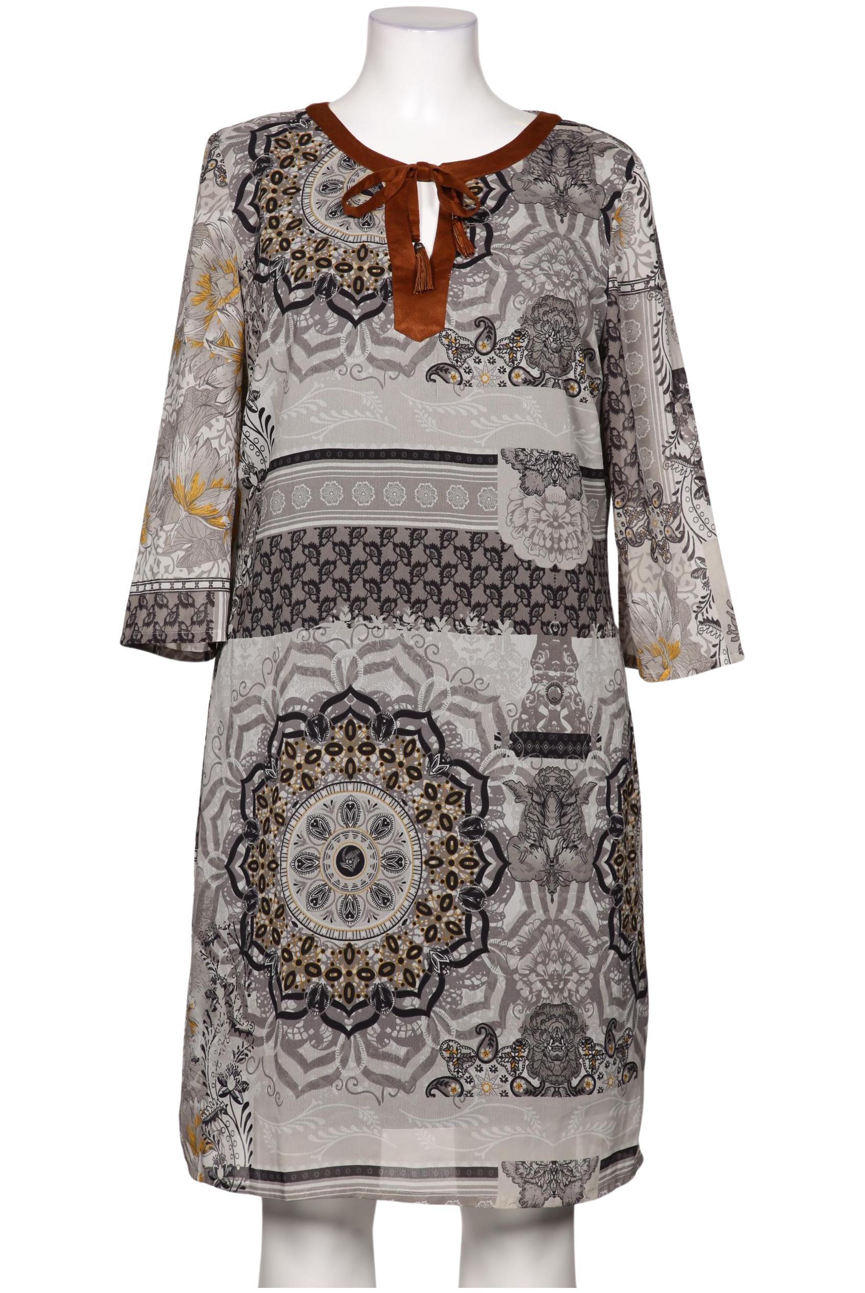 

sheego Damen Kleid, grau, Gr. 44