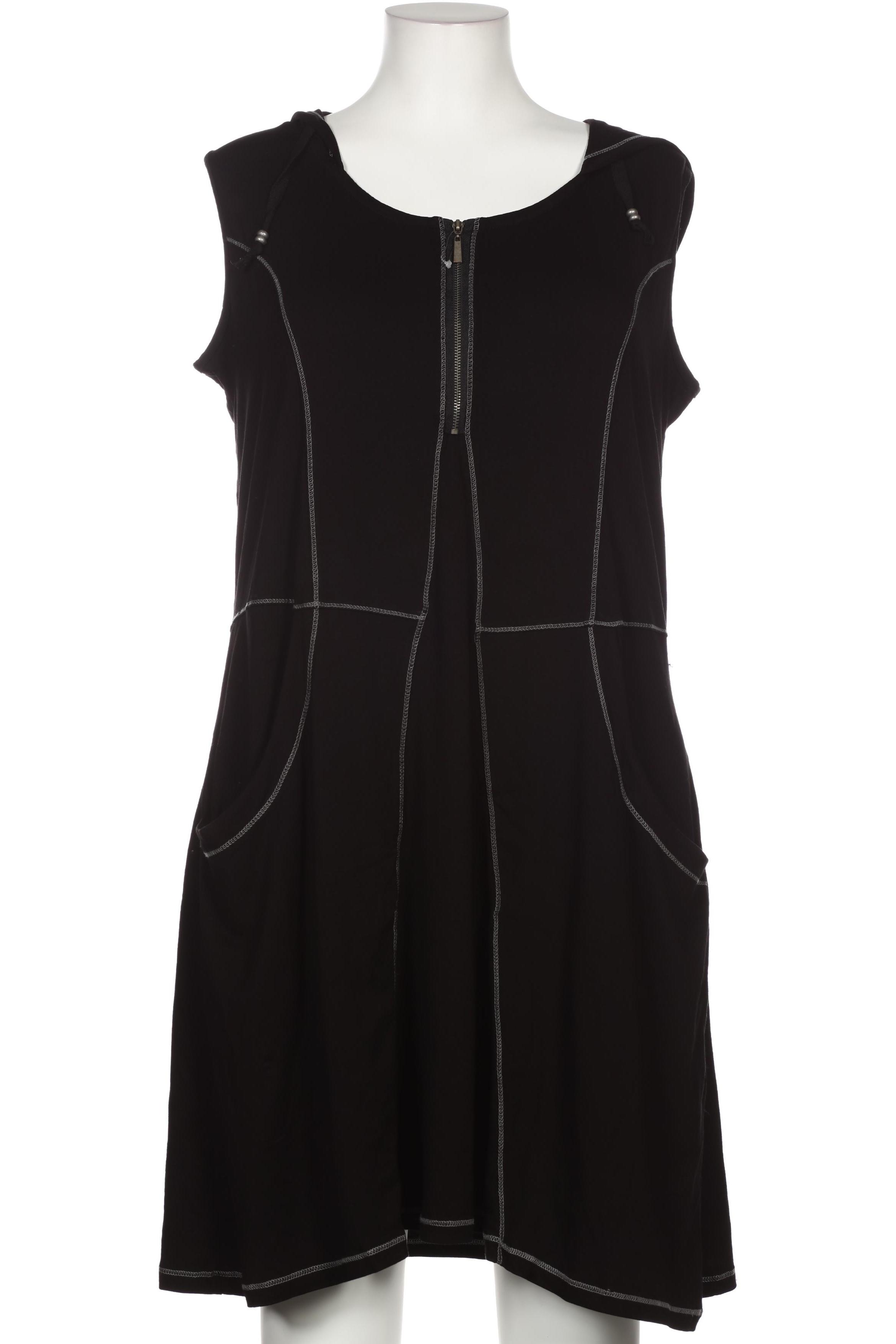 

sheego Damen Kleid, schwarz, Gr. 46