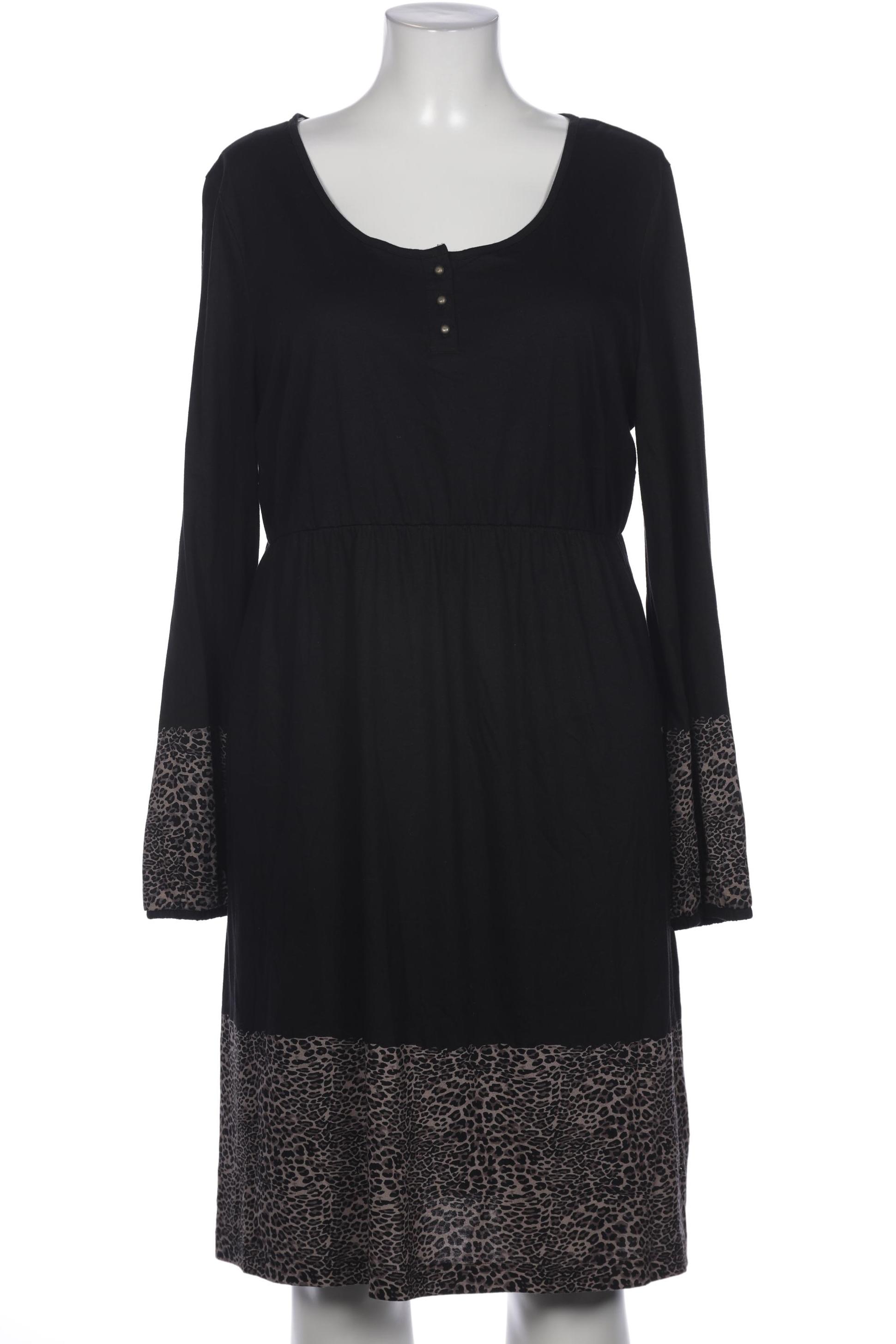 

sheego Damen Kleid, schwarz, Gr. 46