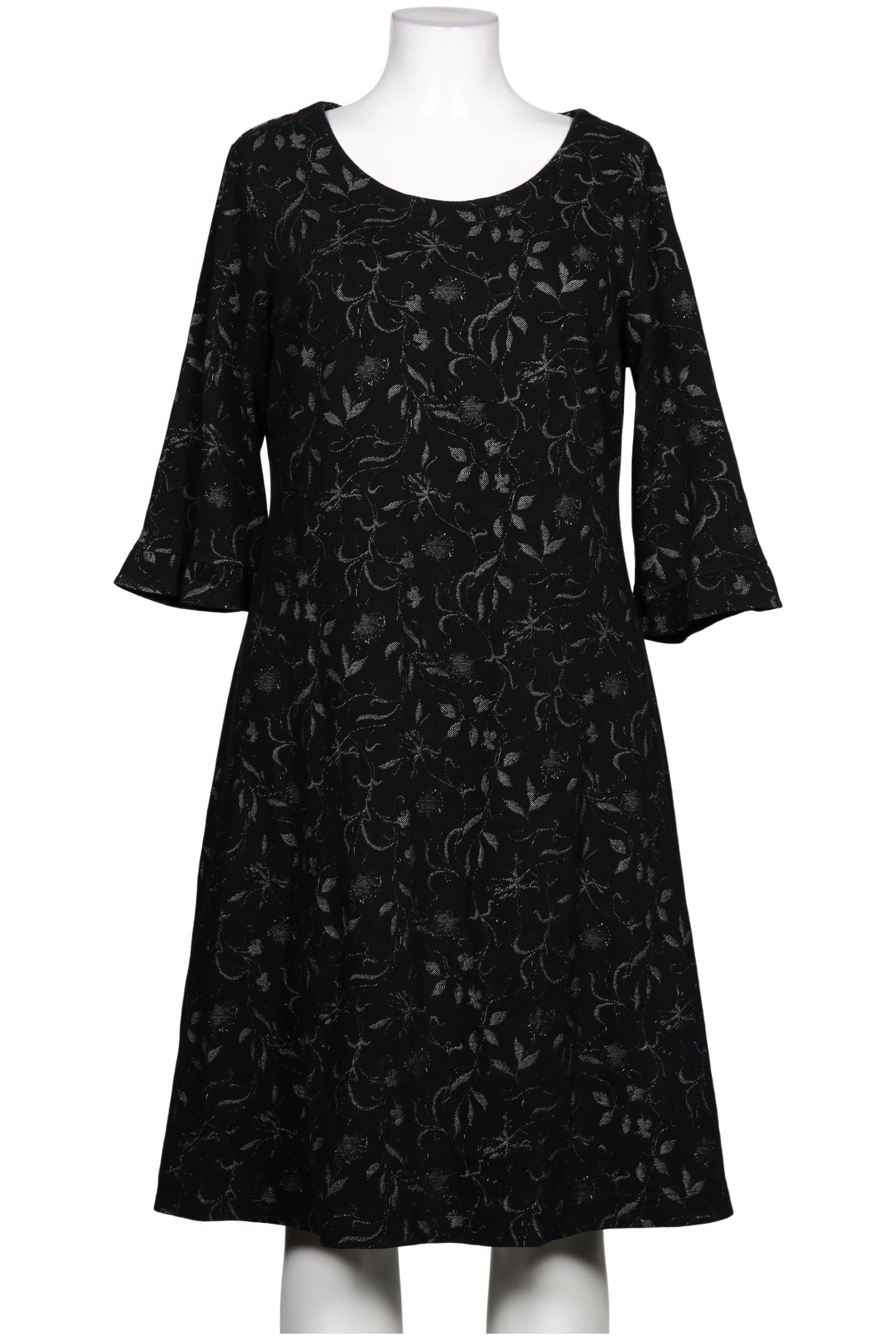 

sheego Damen Kleid, schwarz, Gr. 46
