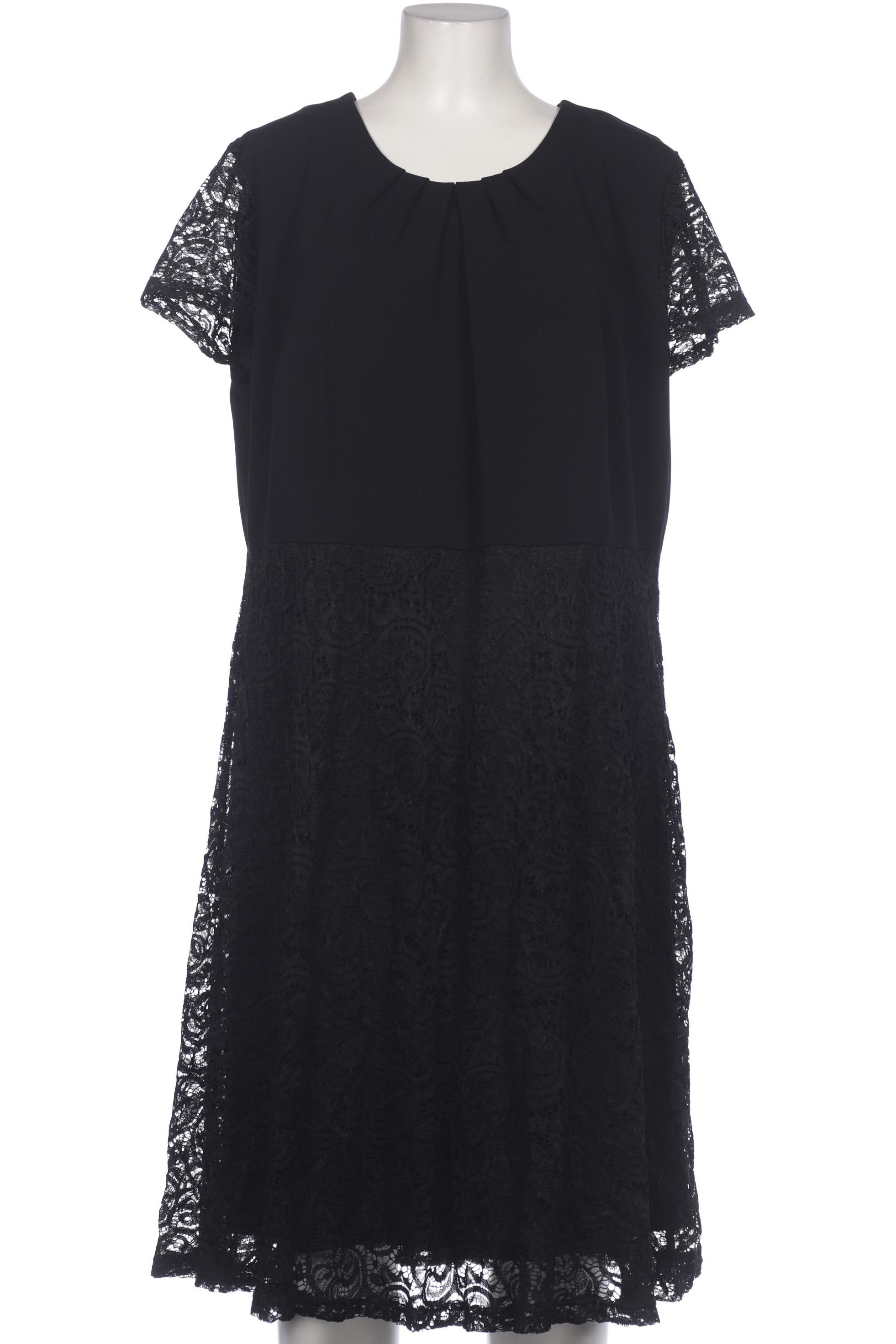 

sheego Damen Kleid, schwarz, Gr. 52