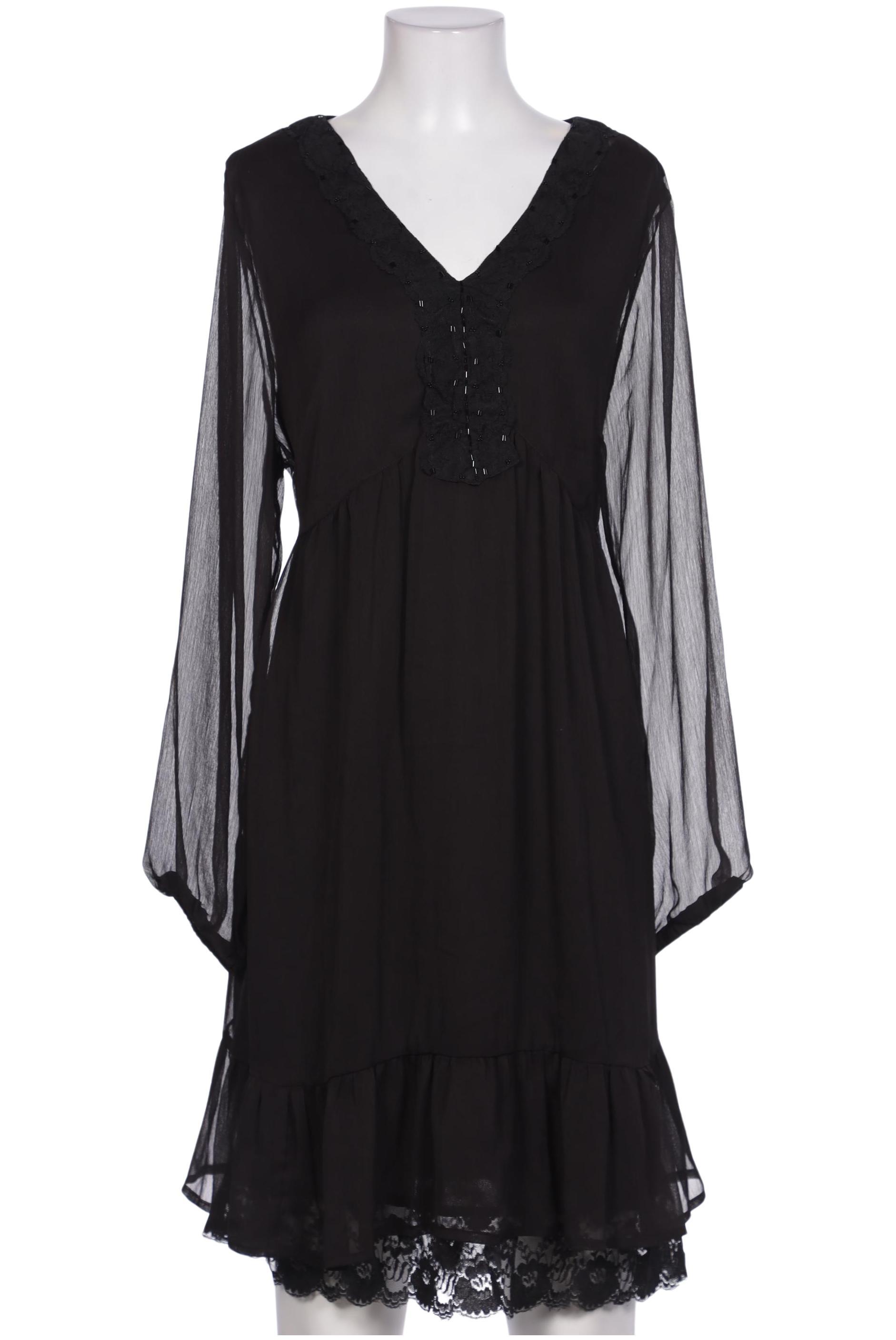 

sheego Damen Kleid, schwarz, Gr. 46