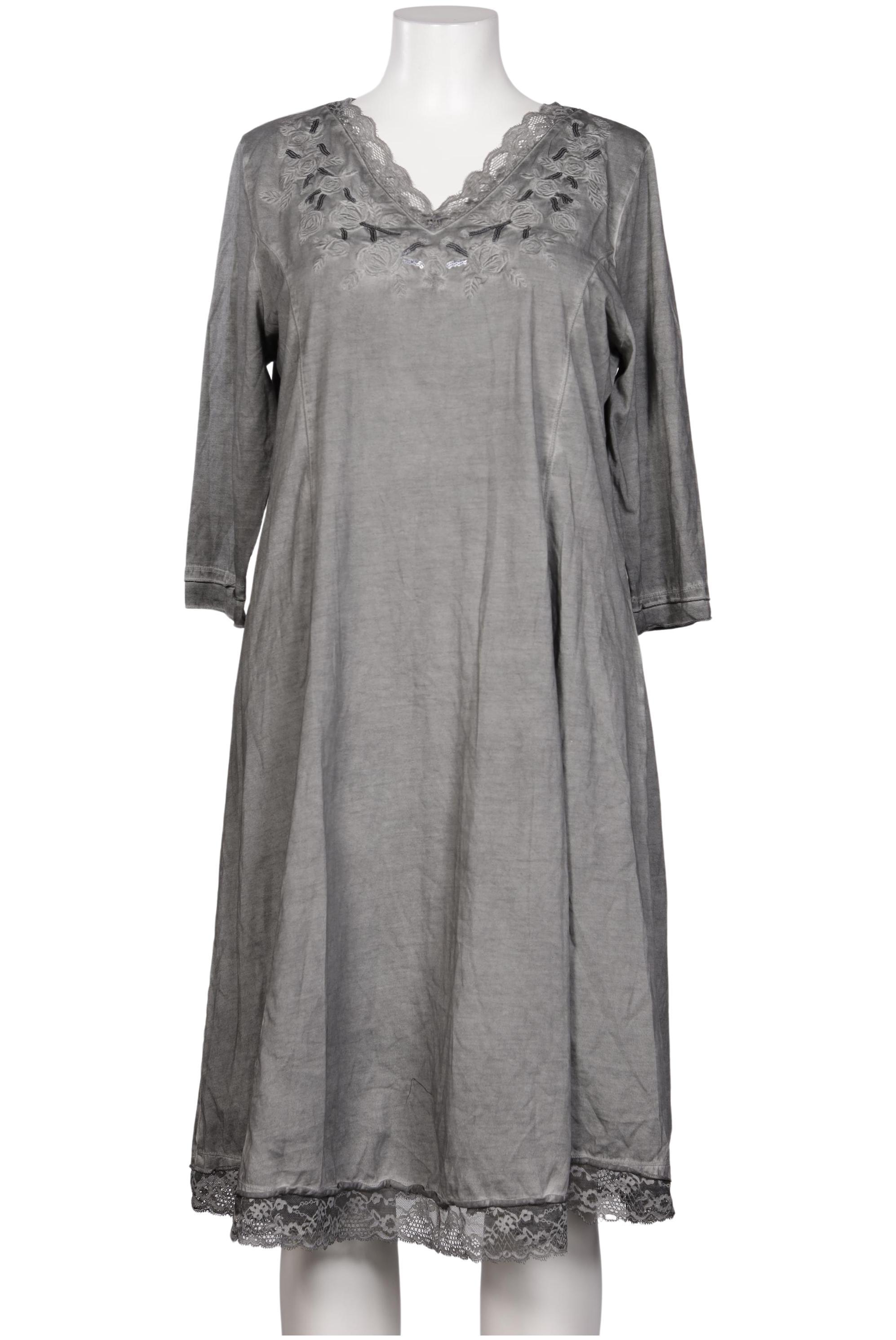 

sheego Damen Kleid, grau, Gr. 46