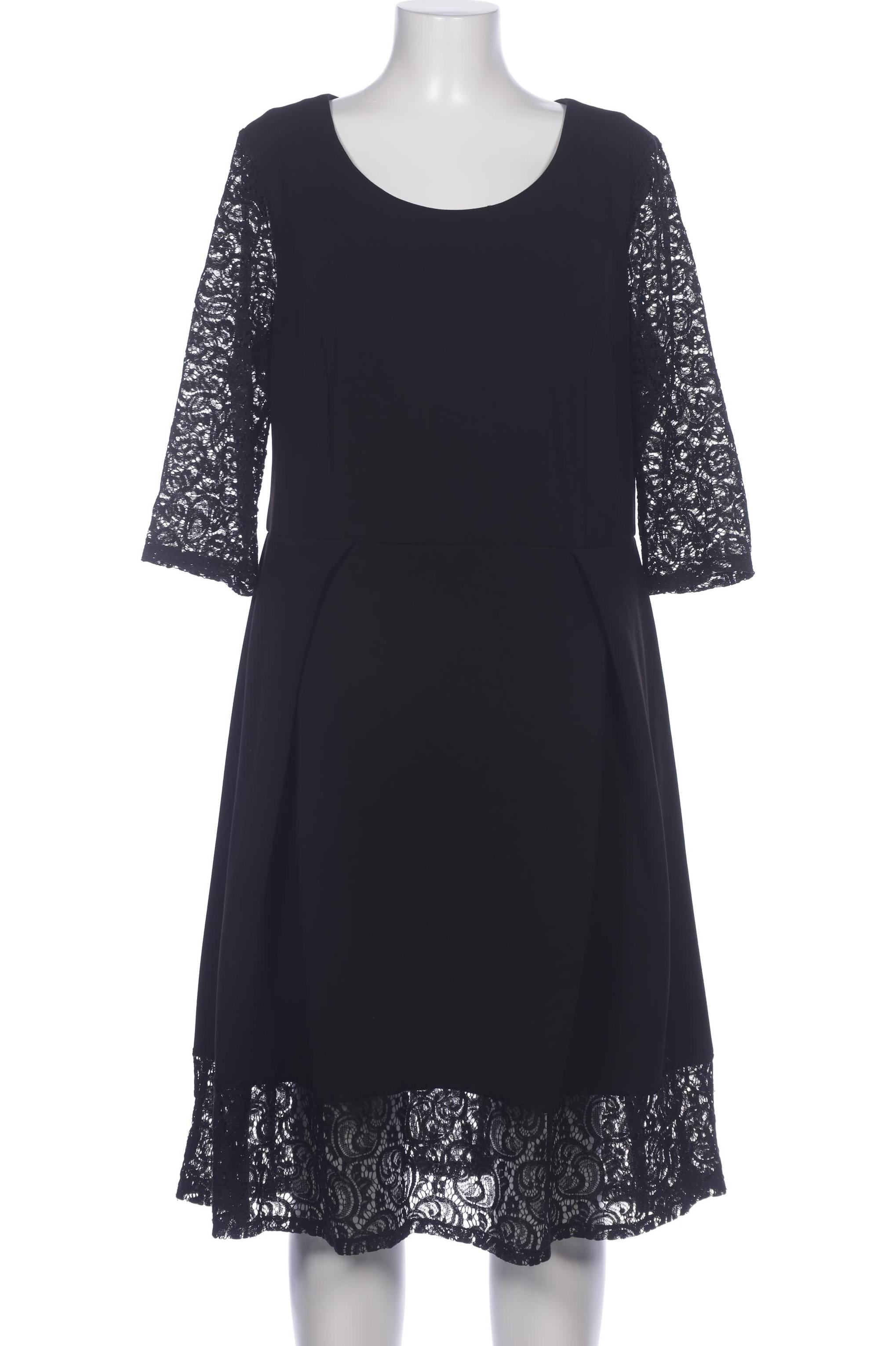 

sheego Damen Kleid, schwarz, Gr. 48