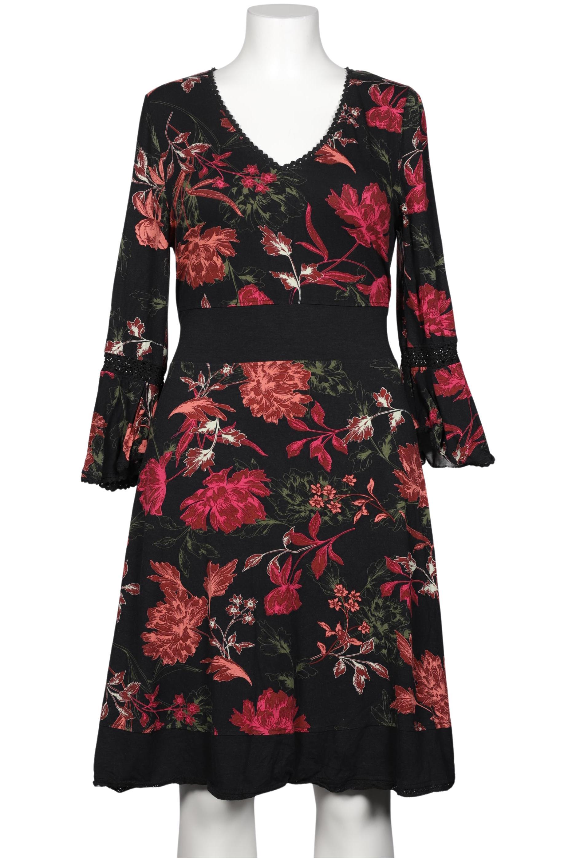 

sheego Damen Kleid, schwarz, Gr. 44