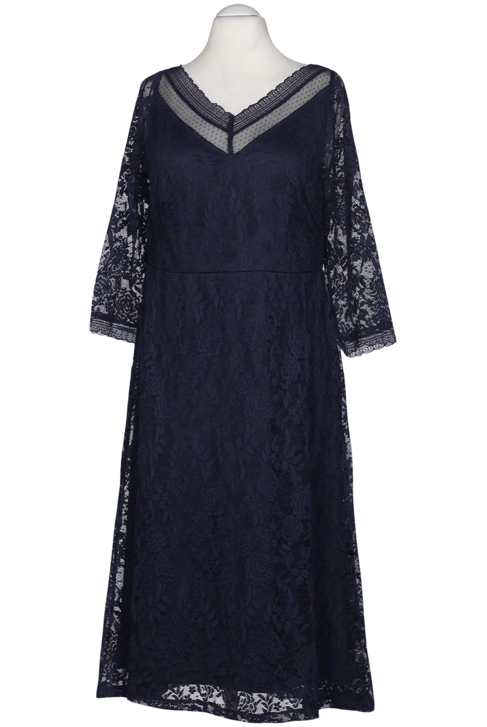 

sheego Damen Kleid, marineblau, Gr. 44