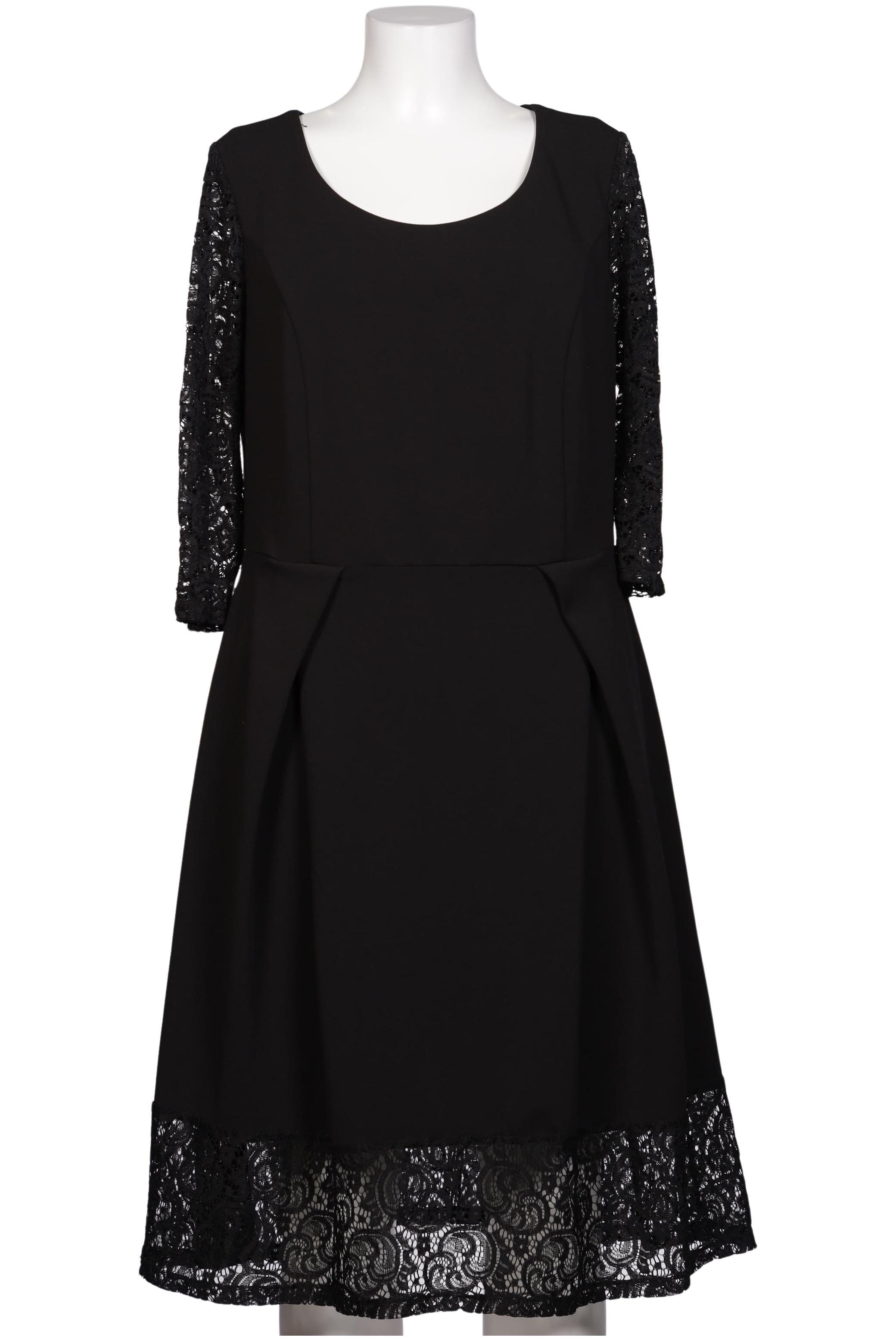 

sheego Damen Kleid, schwarz, Gr. 44