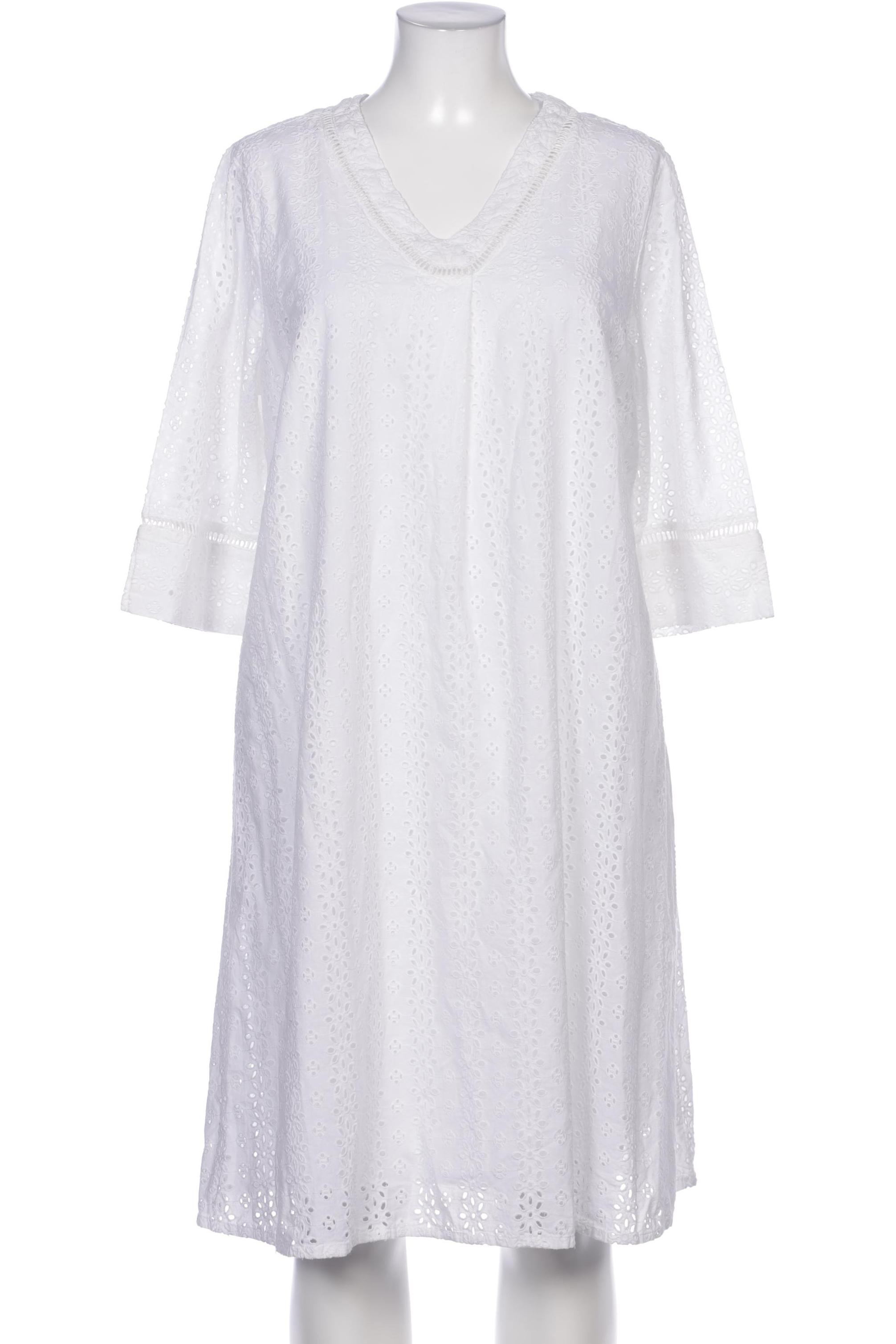 

sheego Damen Kleid, weiß, Gr. 46