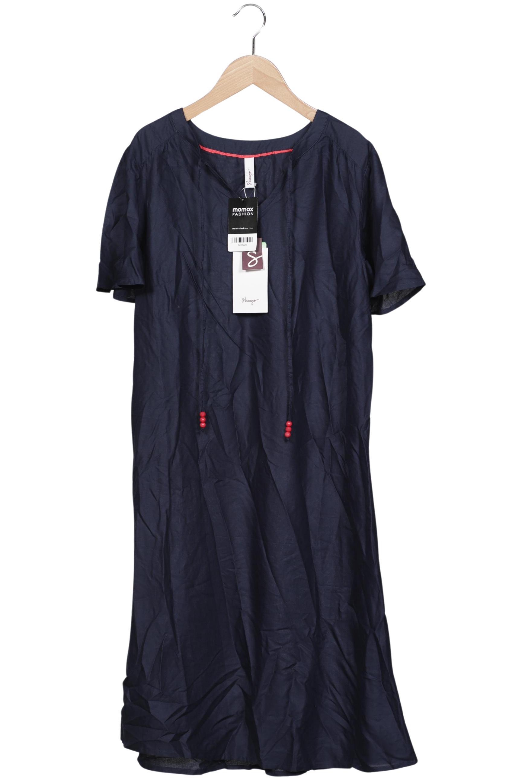 

sheego Damen Kleid, marineblau, Gr. 40