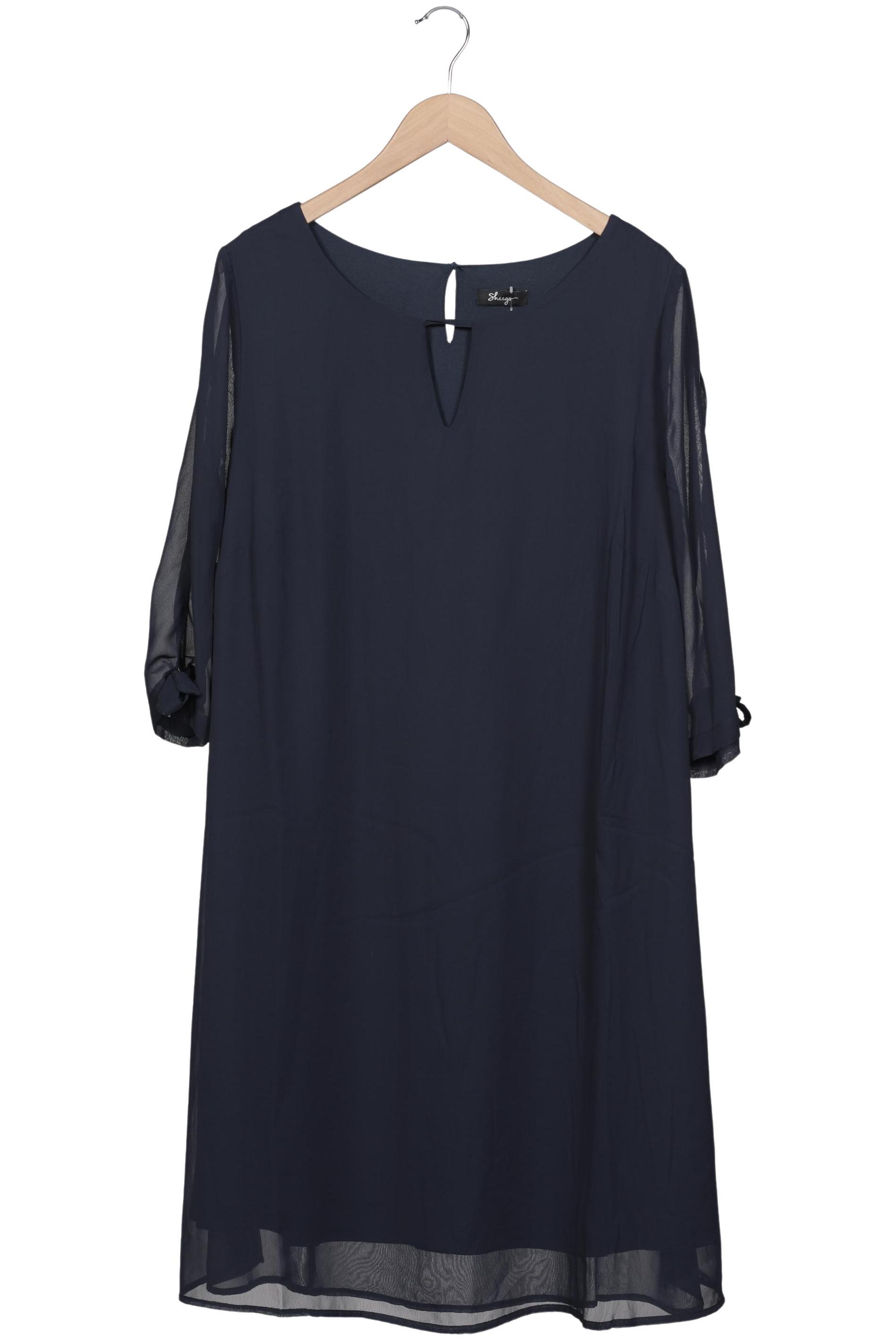 

sheego Damen Kleid, marineblau, Gr. 48