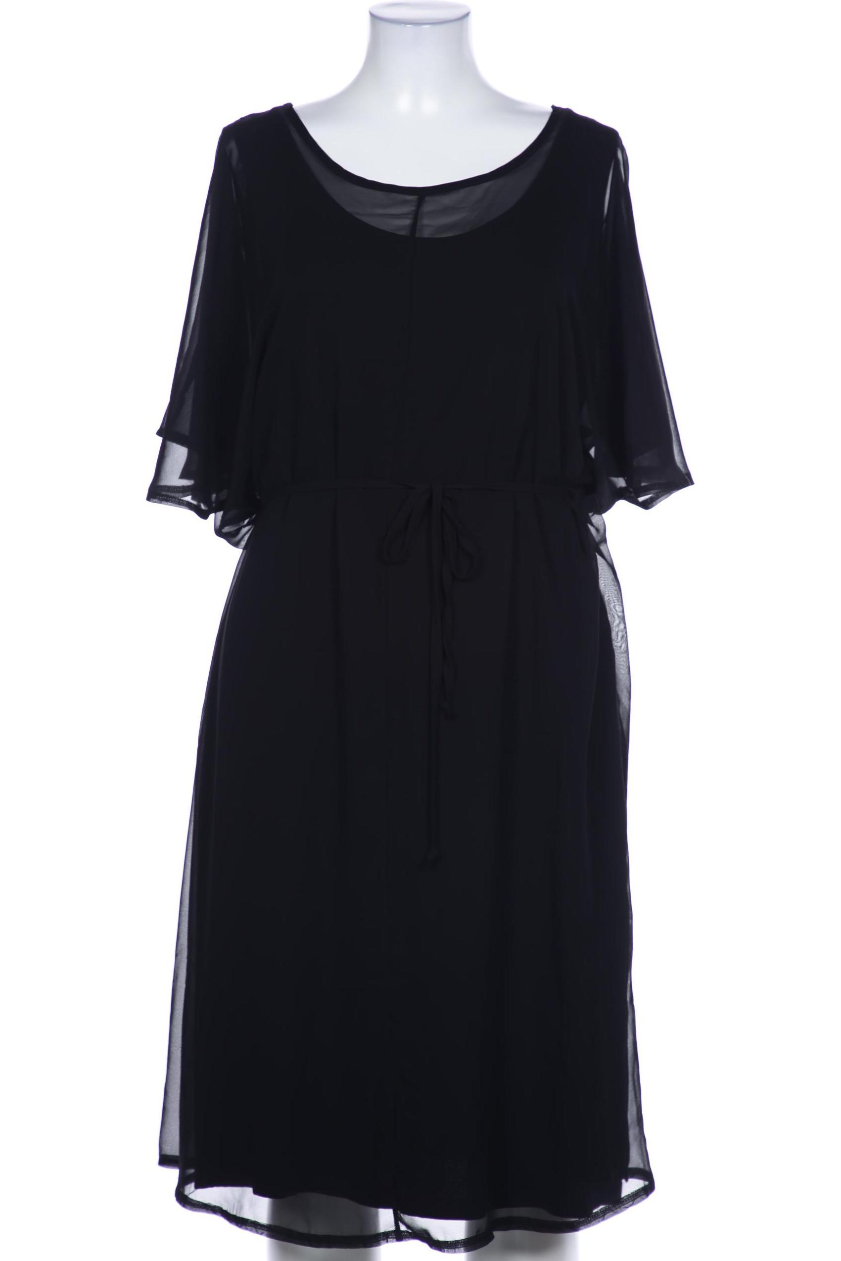 

sheego Damen Kleid, schwarz, Gr. 46