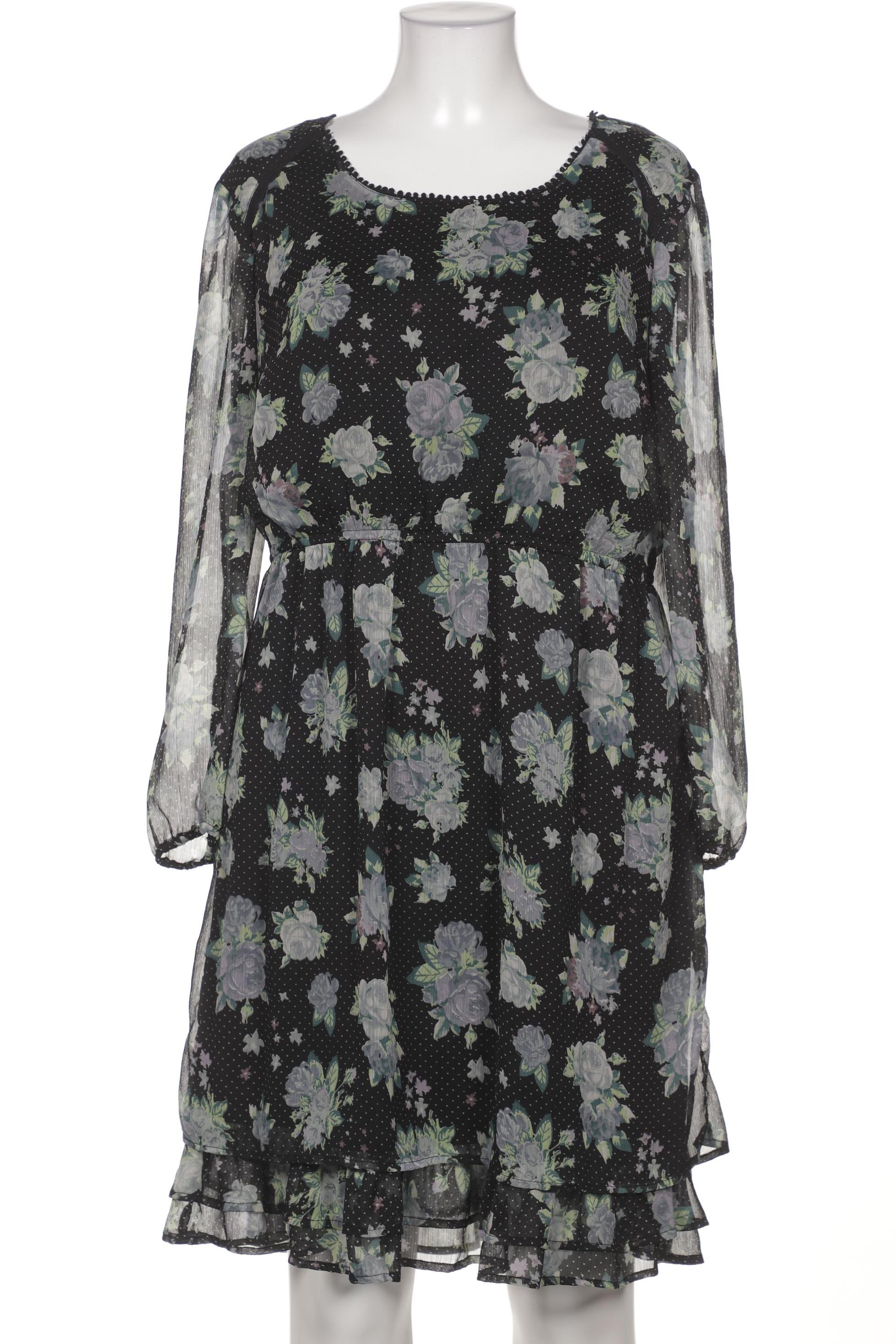 

sheego Damen Kleid, schwarz, Gr. 46