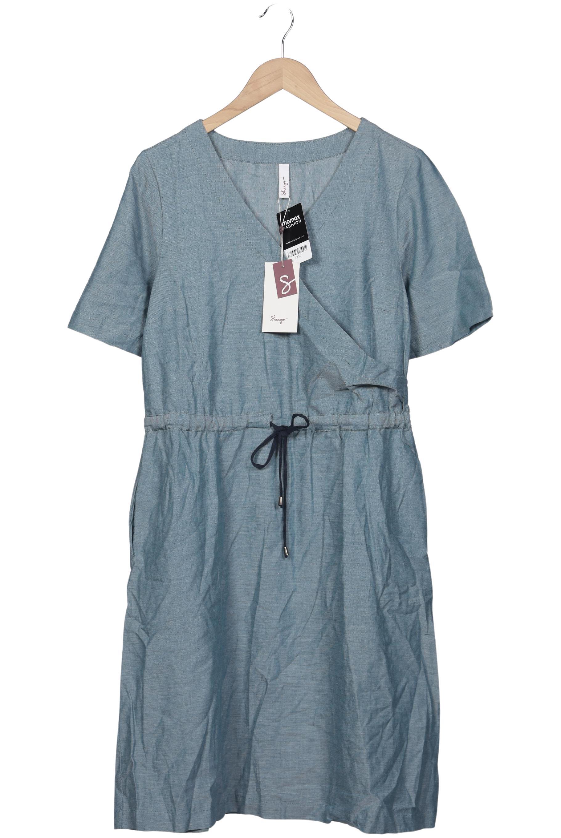 

sheego Damen Kleid, blau, Gr. 40