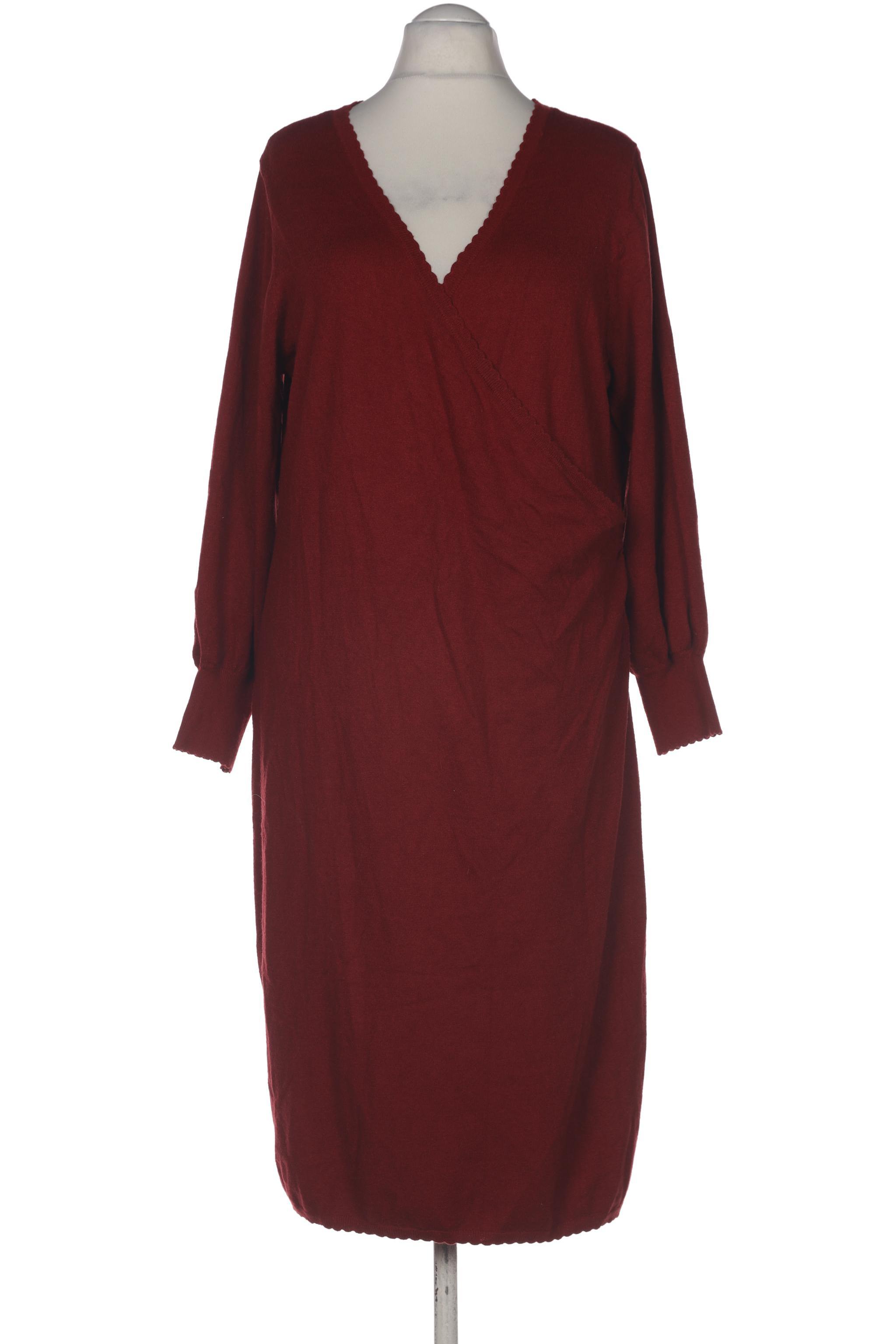 

sheego Damen Kleid, bordeaux, Gr. 48