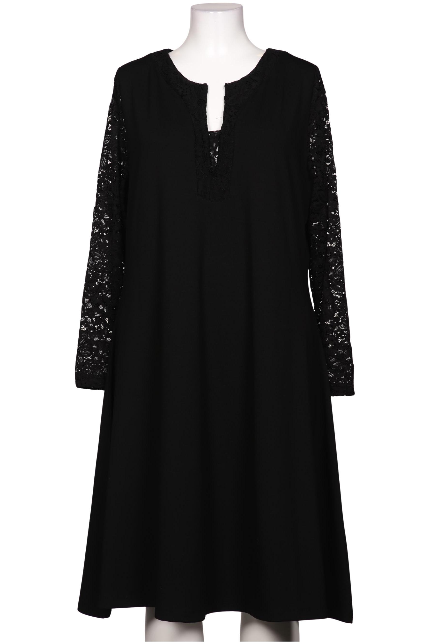 

sheego Damen Kleid, schwarz, Gr. 50
