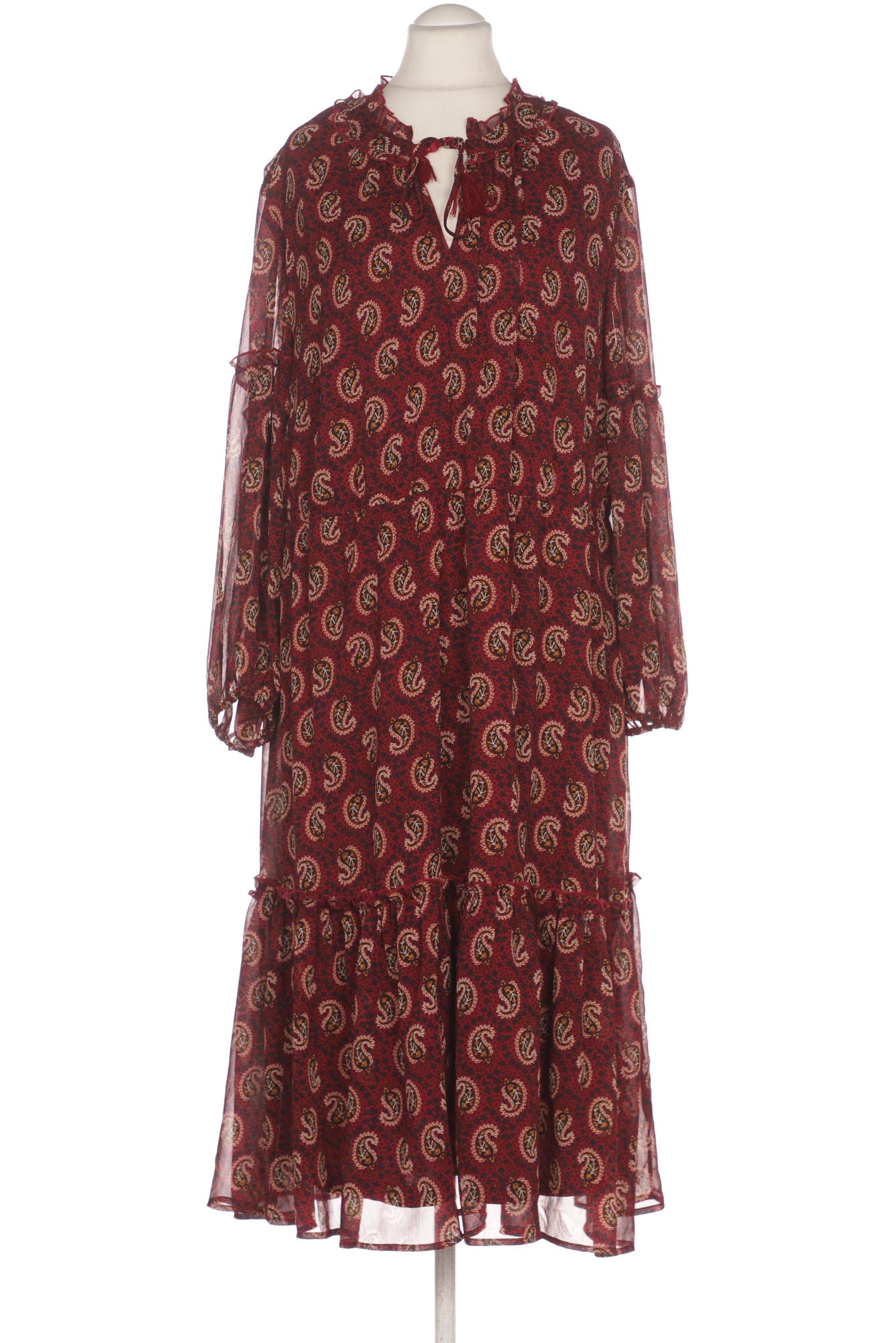 

sheego Damen Kleid, bordeaux, Gr. 48
