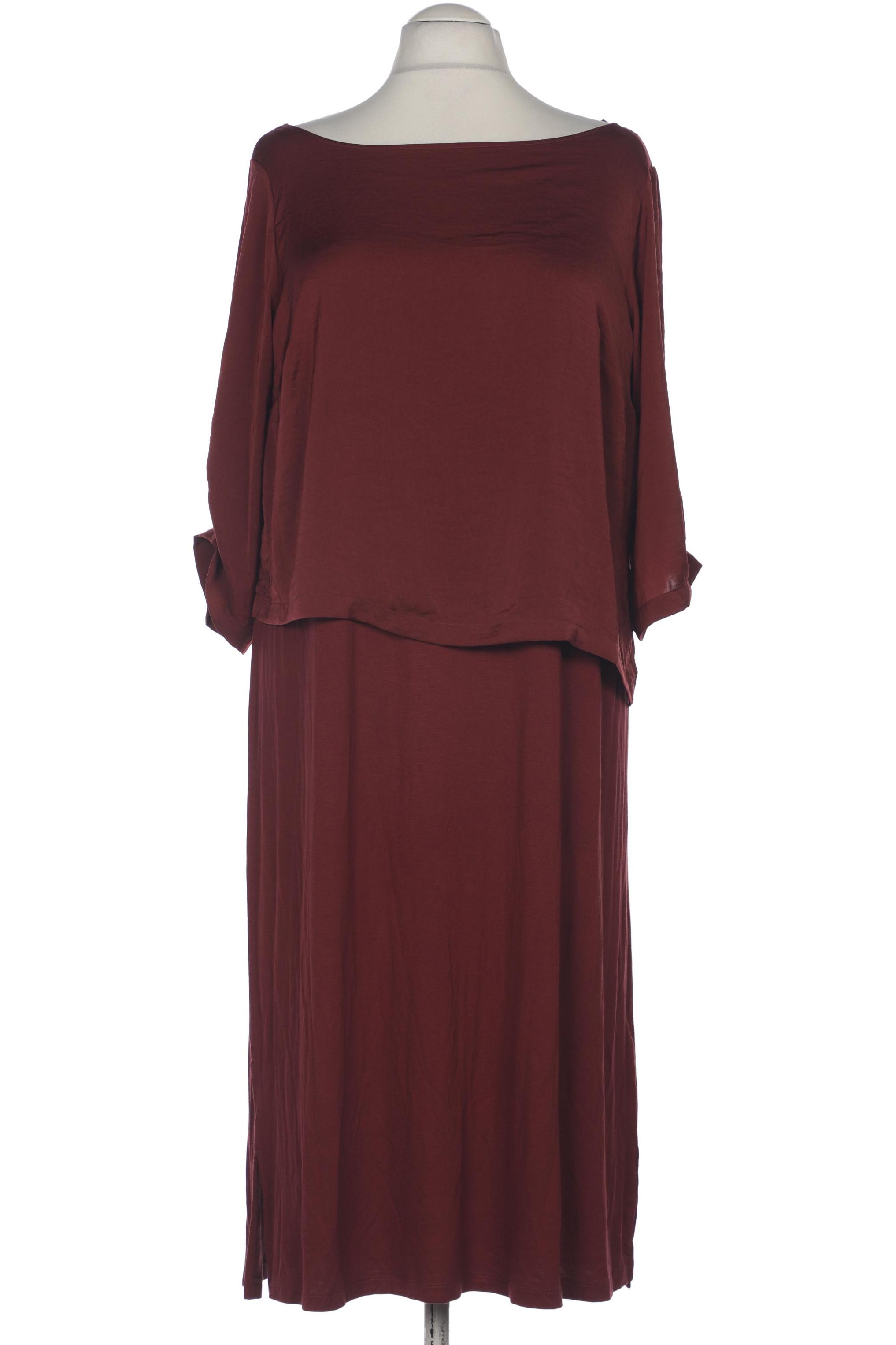 

sheego Damen Kleid, bordeaux, Gr. 44