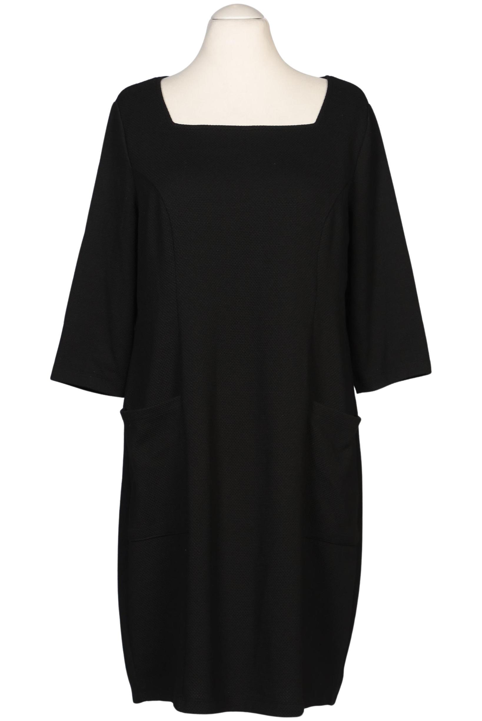 

sheego Damen Kleid, schwarz, Gr. 46