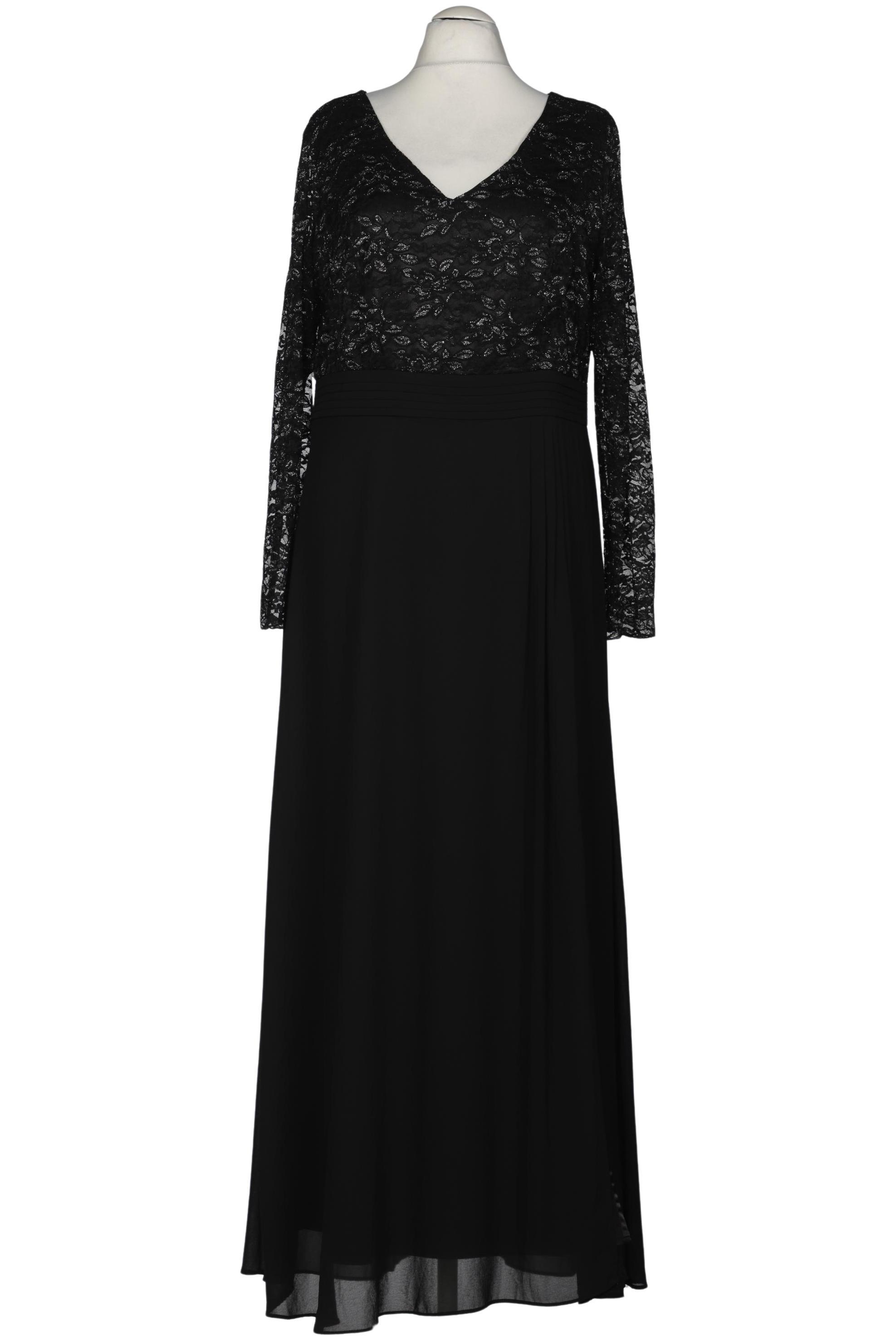 

sheego Damen Kleid, schwarz, Gr. 46