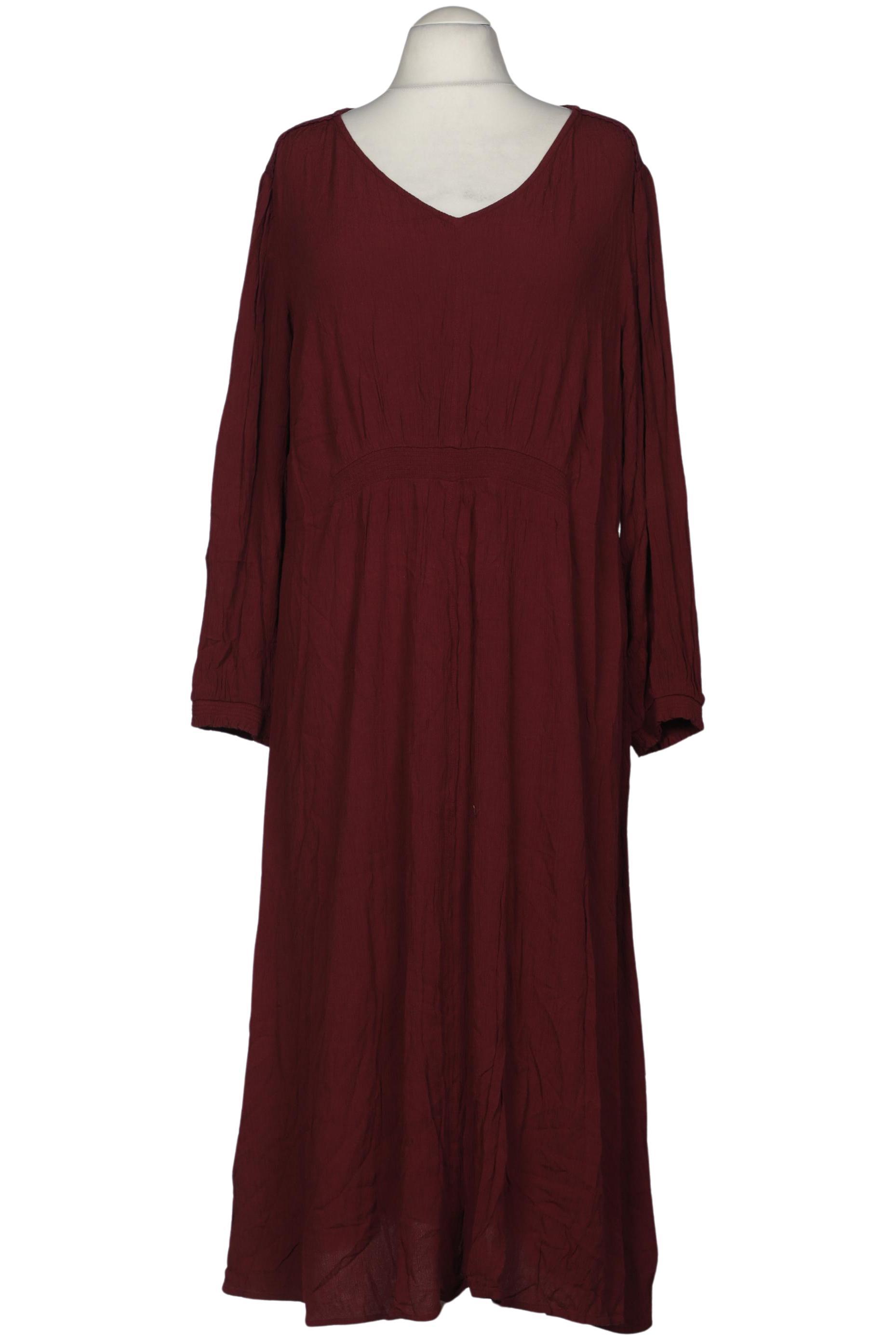 

sheego Damen Kleid, bordeaux, Gr. 48