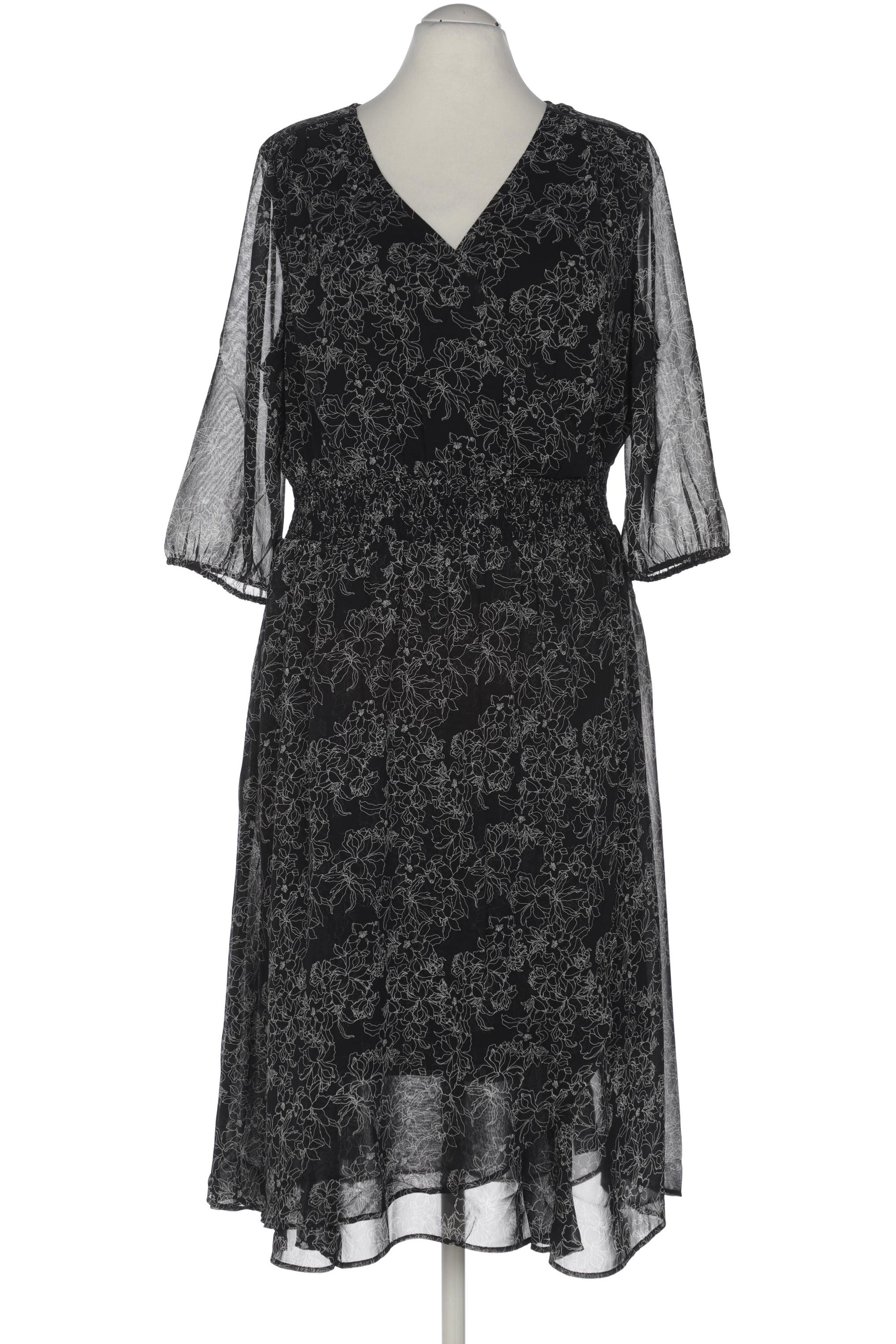 

sheego Damen Kleid, schwarz, Gr. 23