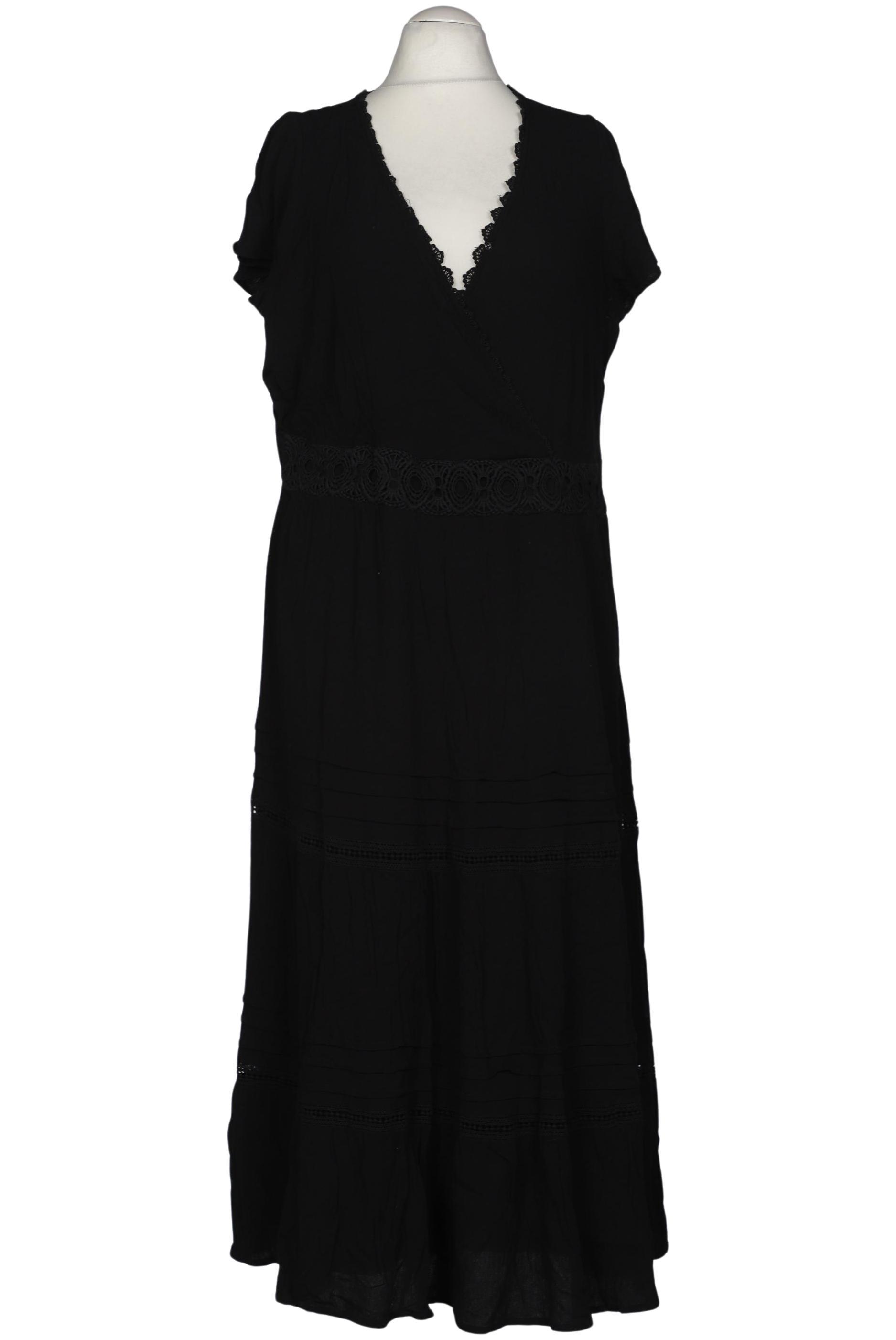 

sheego Damen Kleid, schwarz, Gr. 48
