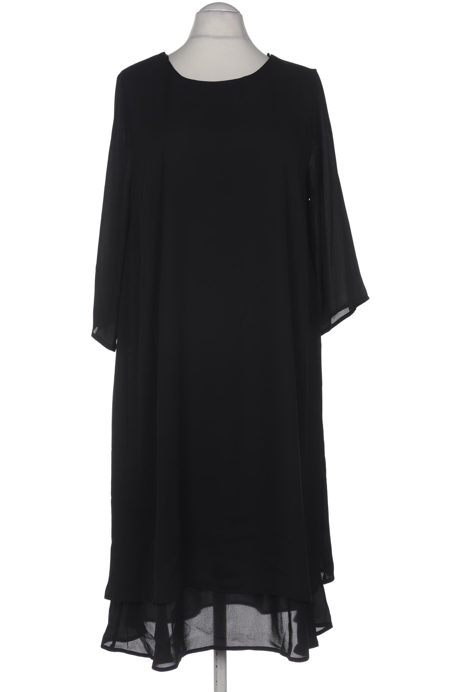 

sheego Damen Kleid, schwarz, Gr. 46