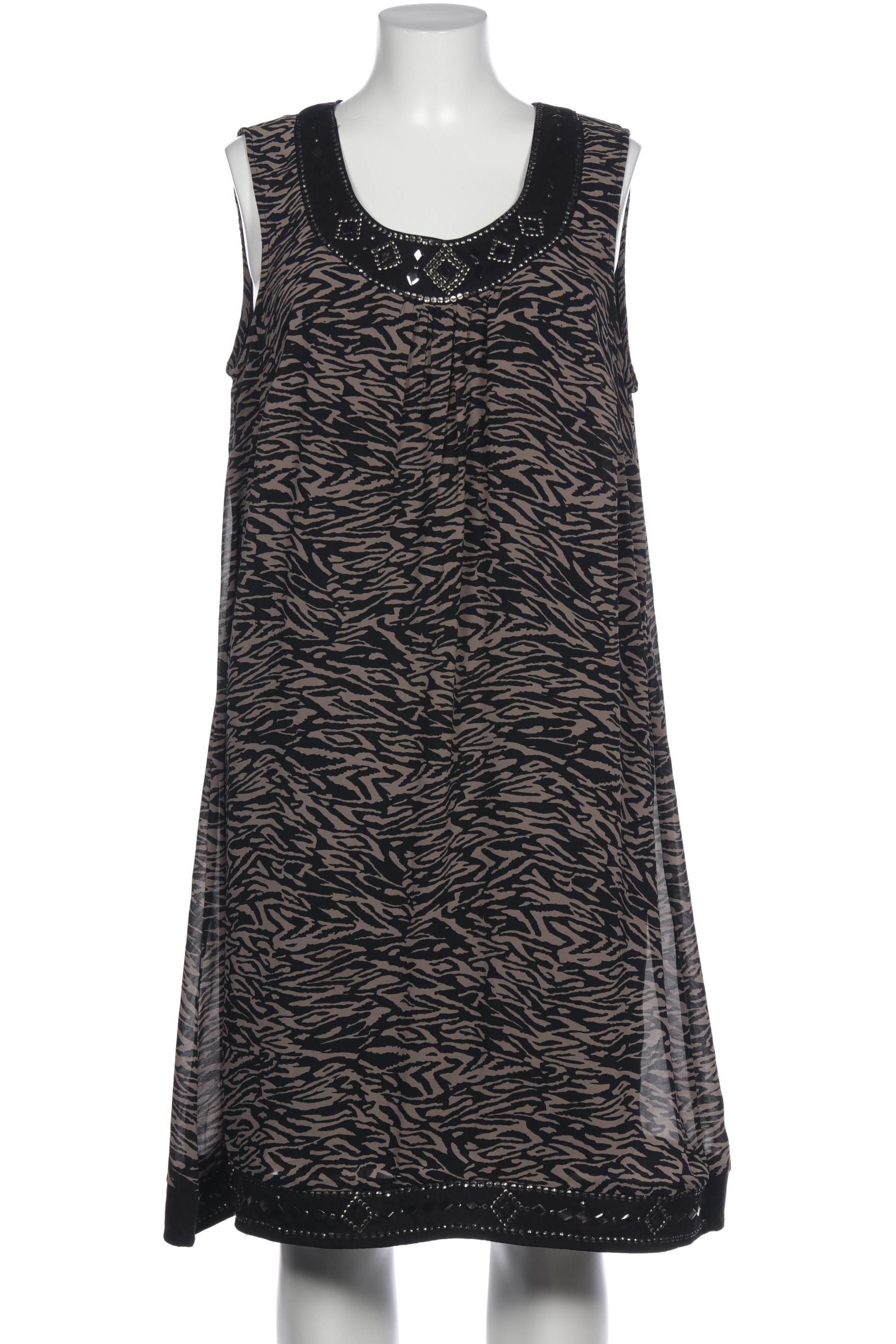 

sheego Damen Kleid, schwarz, Gr. 46