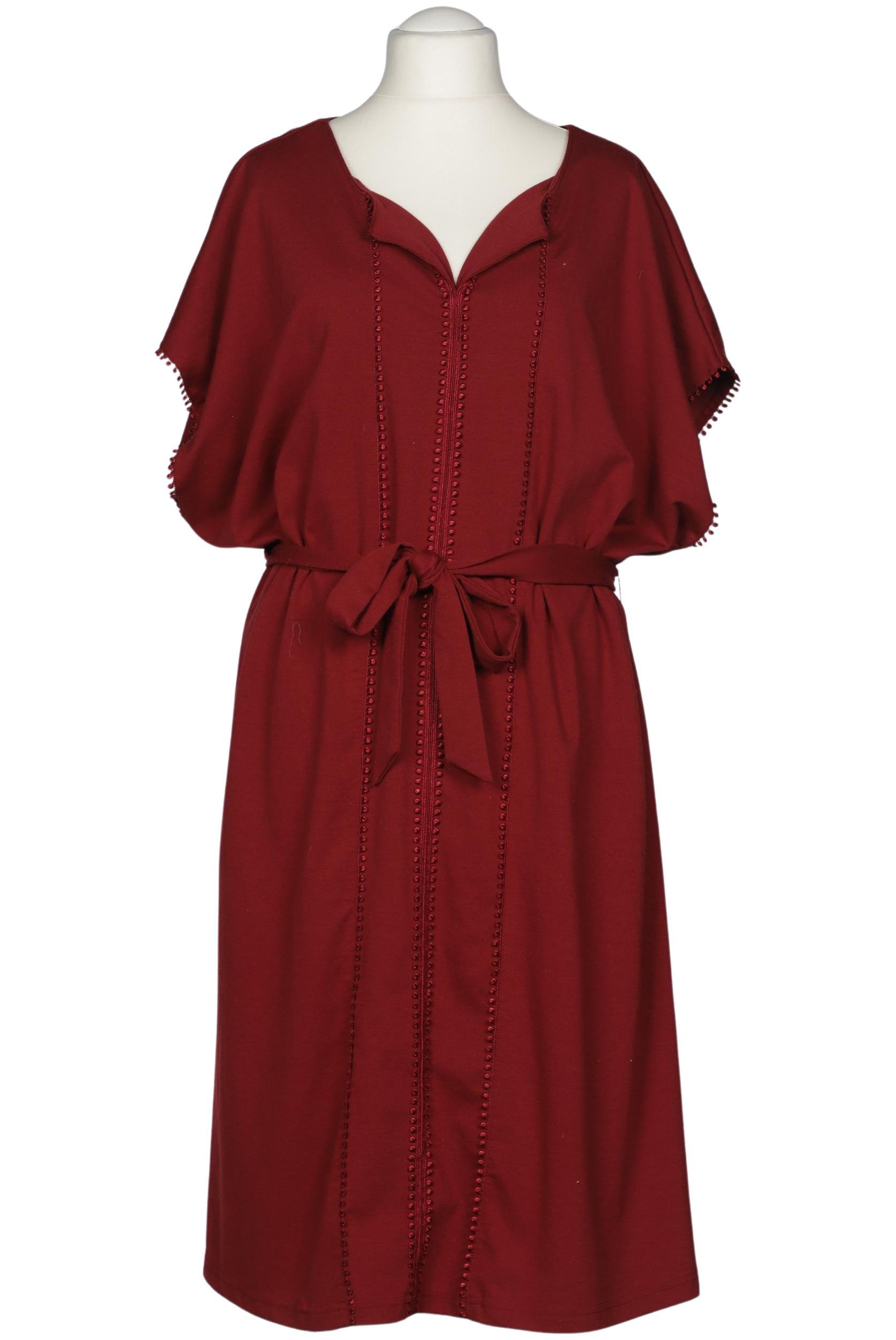 

sheego Damen Kleid, bordeaux, Gr. 54