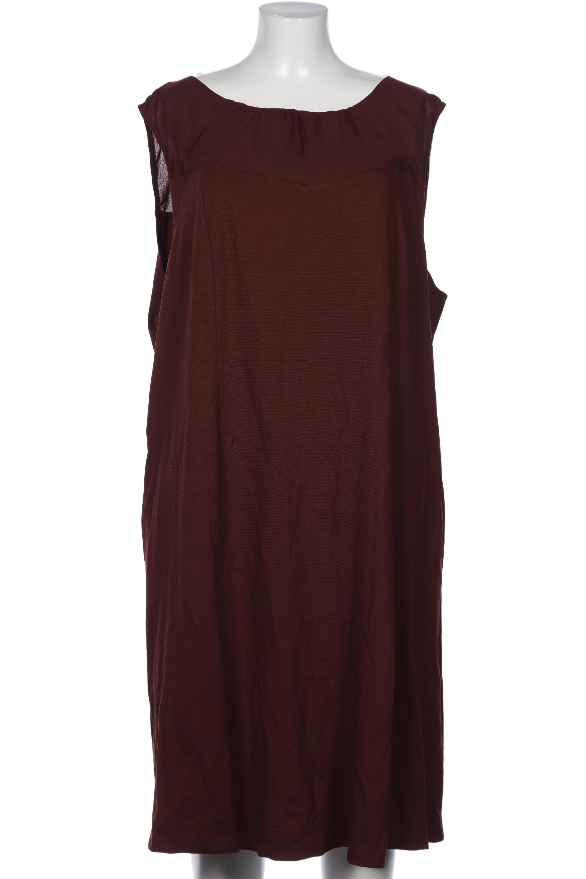 

sheego Damen Kleid, bordeaux, Gr. 50