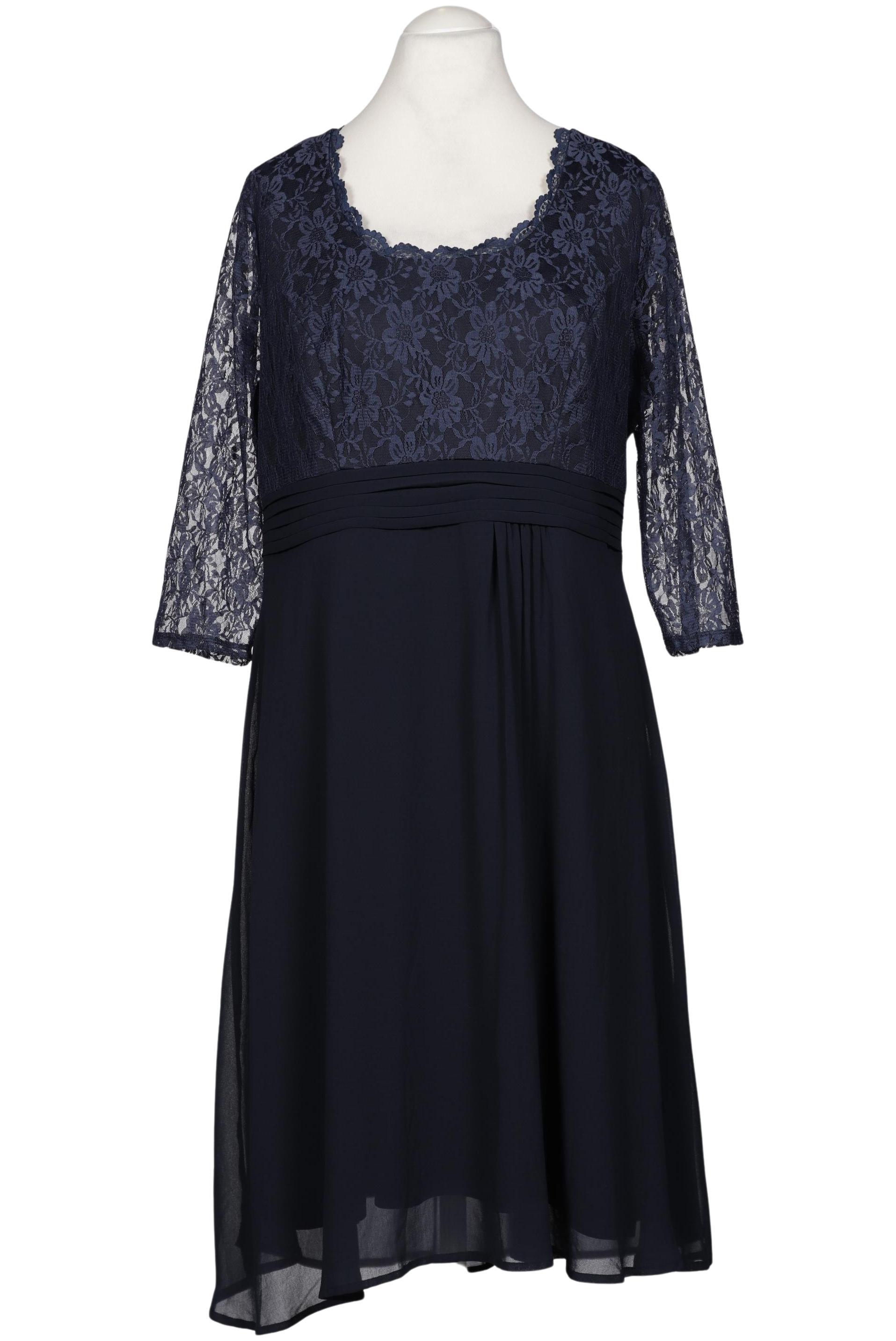 

sheego Damen Kleid, marineblau, Gr. 46