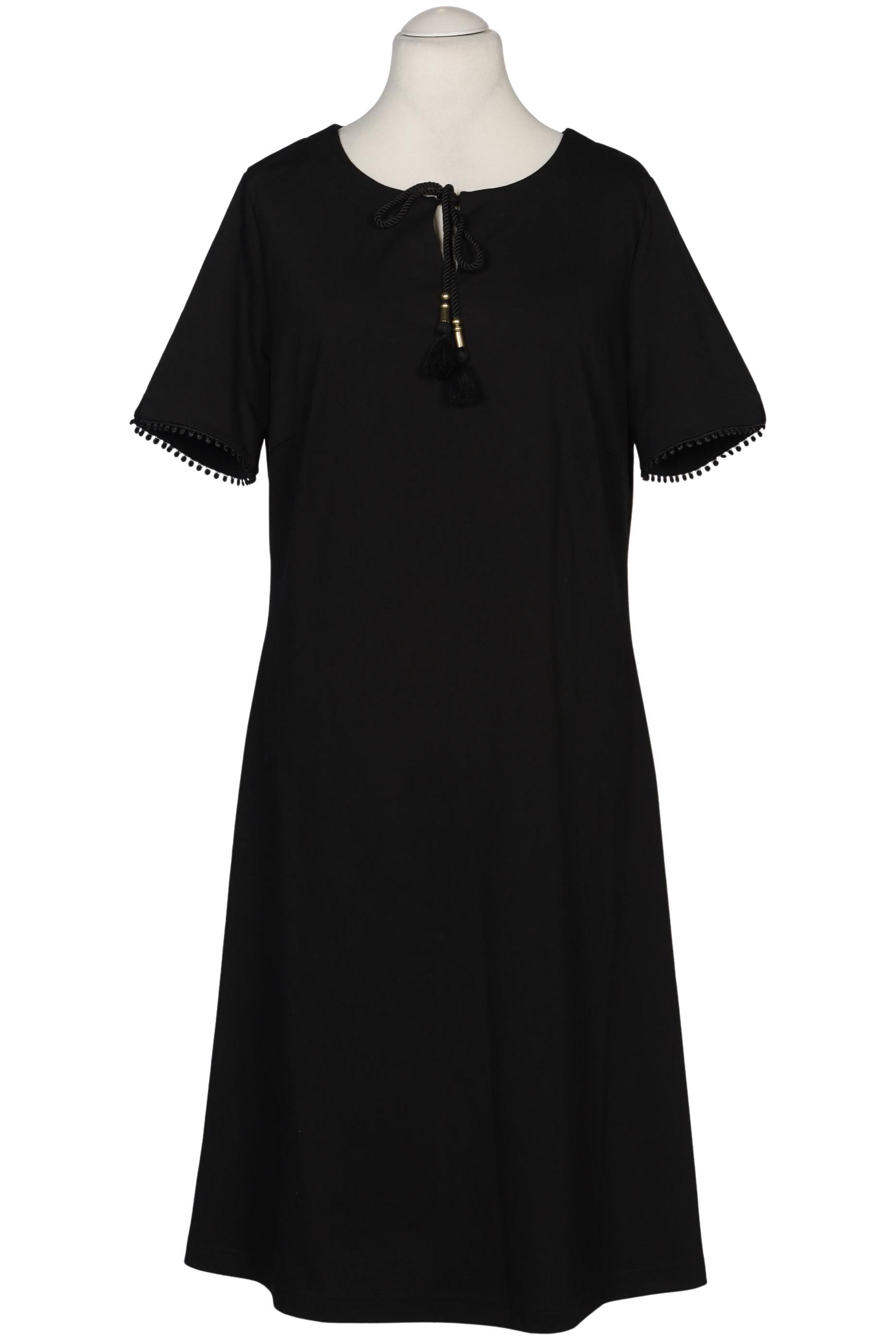 

sheego Damen Kleid, schwarz, Gr. 46