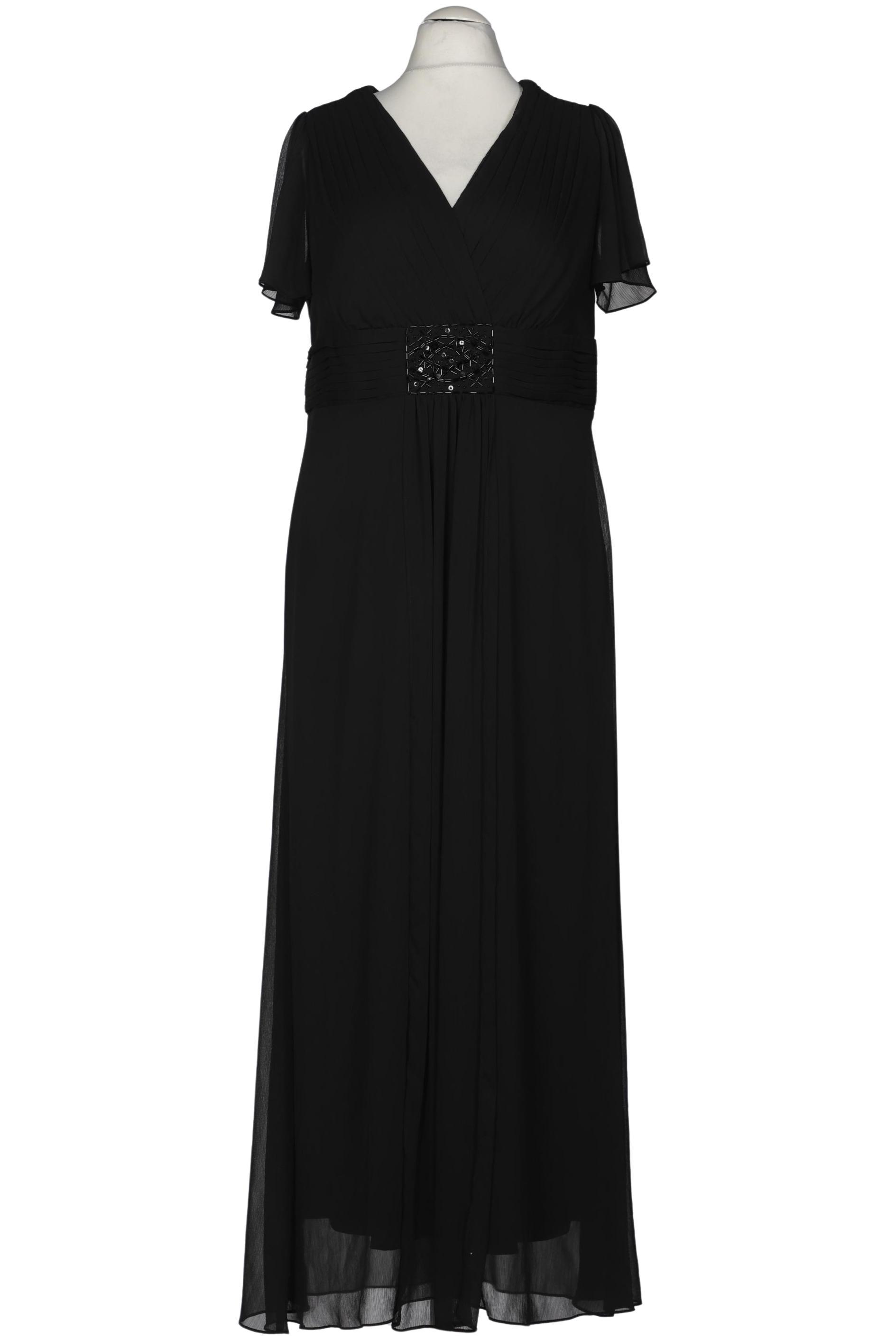 

sheego Damen Kleid, schwarz, Gr. 46