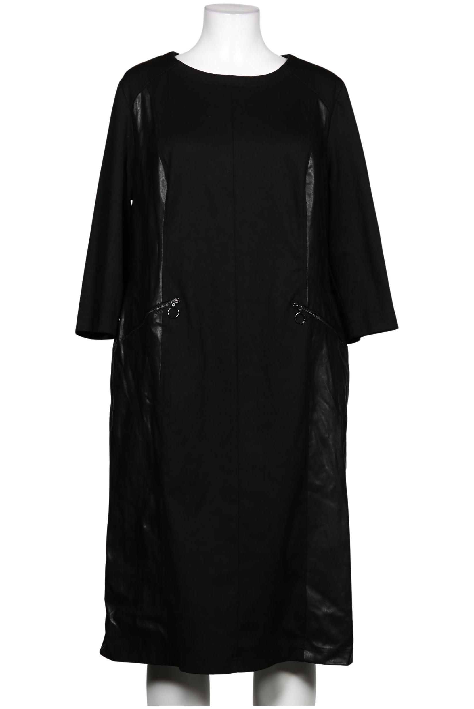 

sheego Damen Kleid, schwarz, Gr. 46