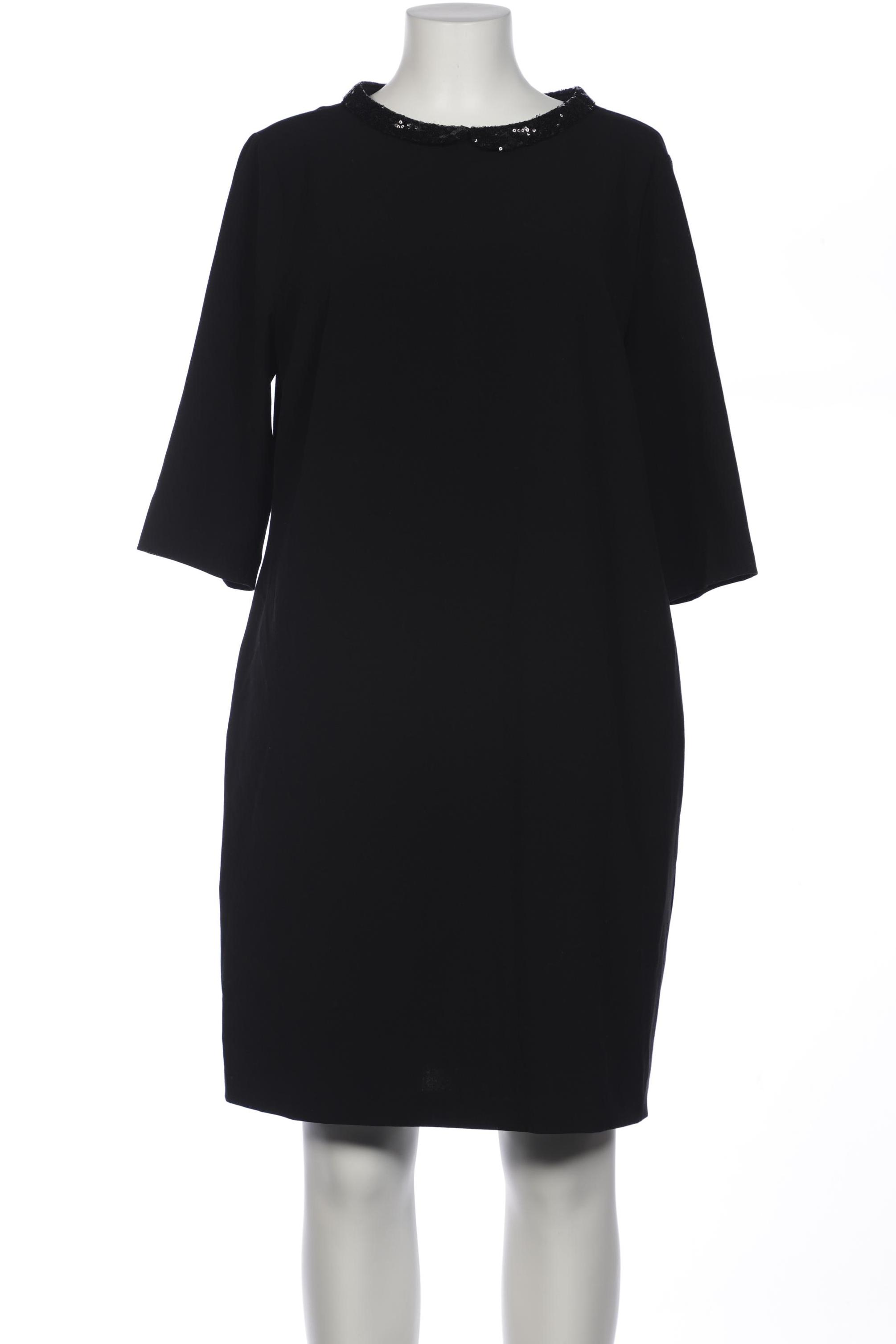 

sheego Damen Kleid, schwarz, Gr. 46