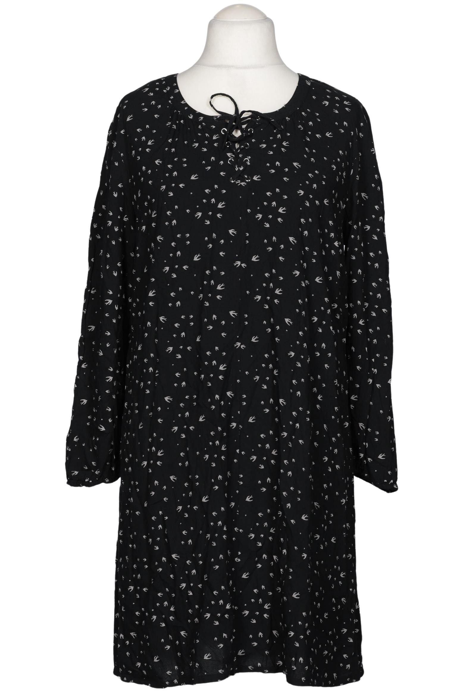 

sheego Damen Kleid, schwarz, Gr. 46