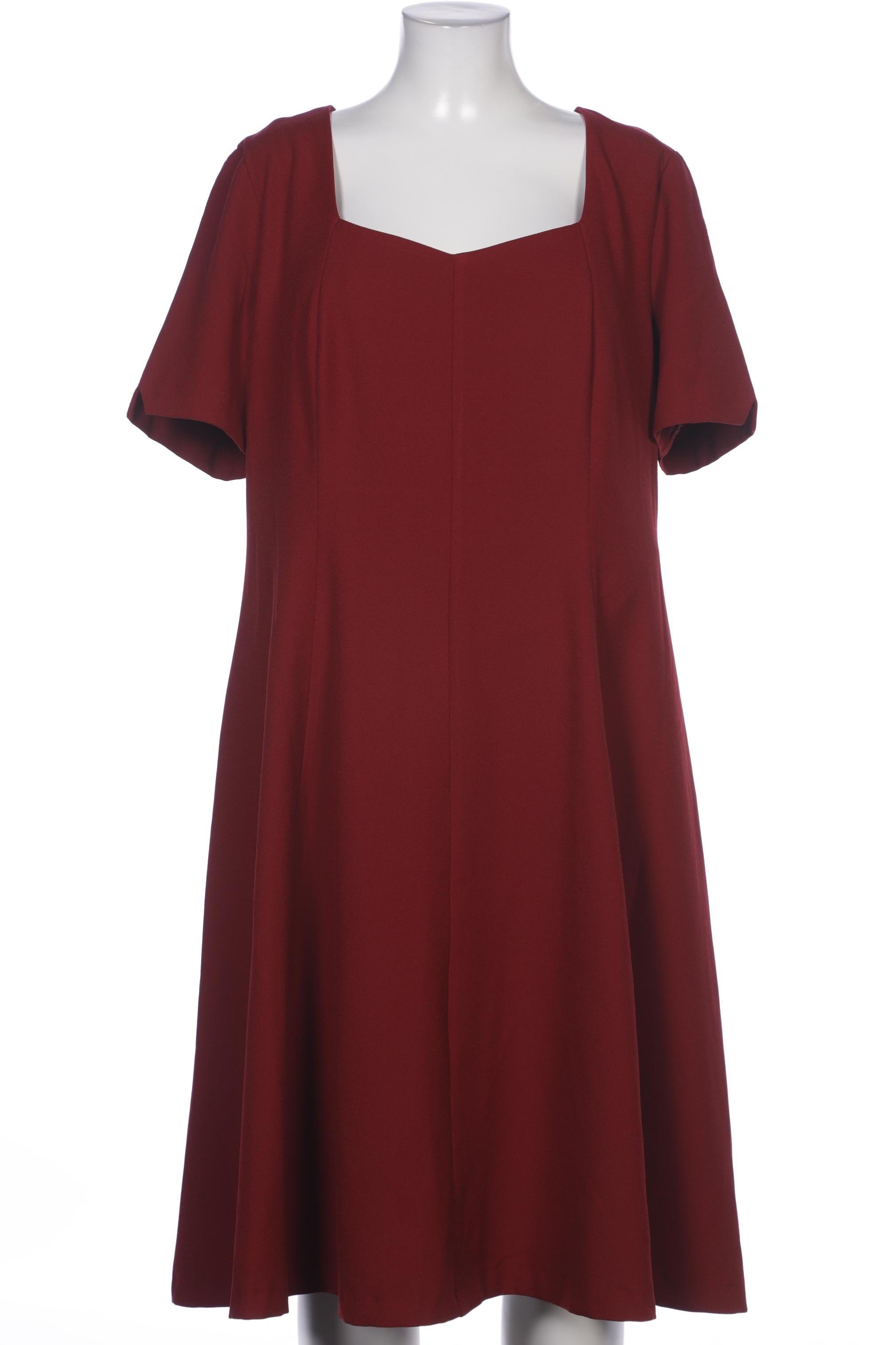 

sheego Damen Kleid, bordeaux, Gr. 48