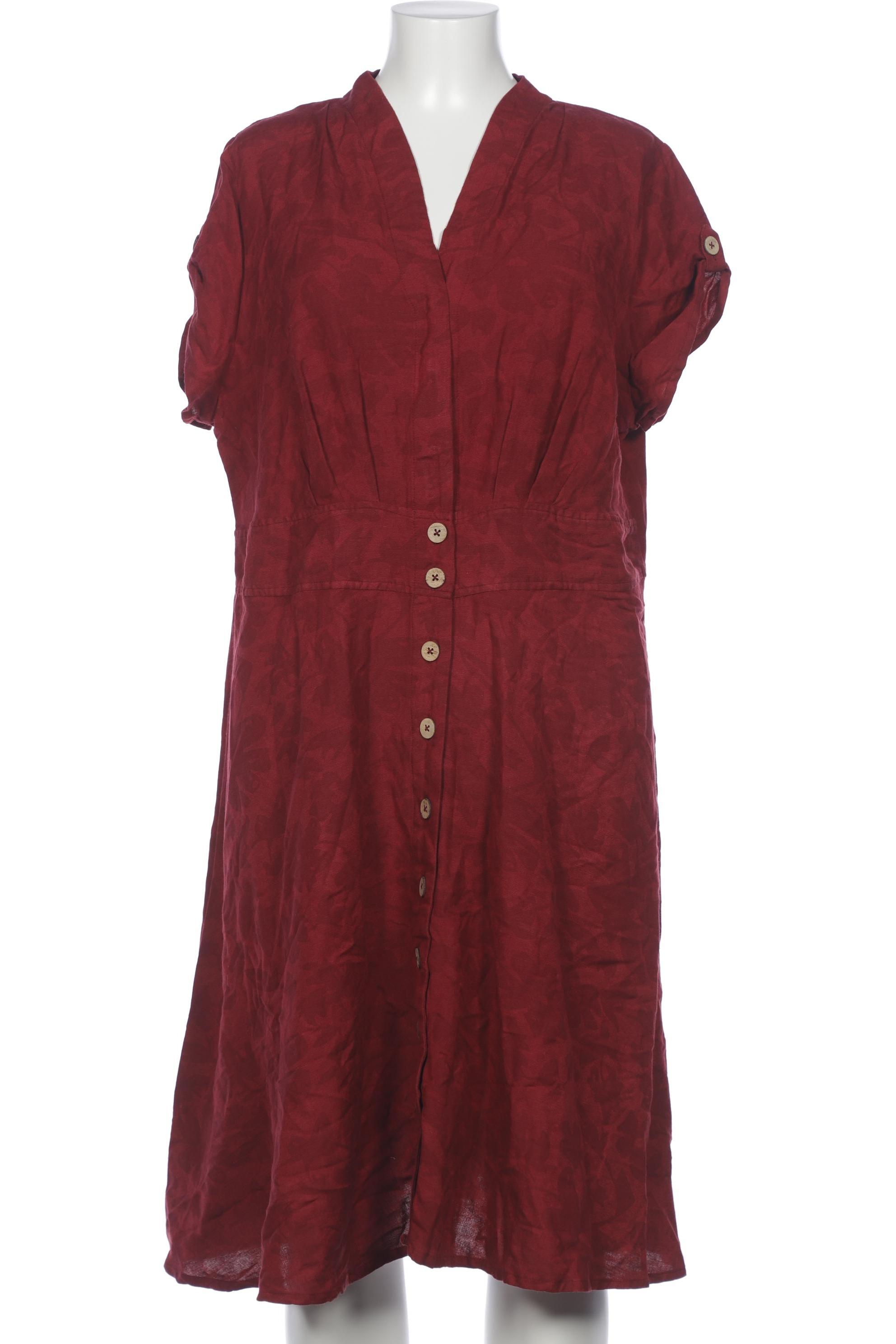 

sheego Damen Kleid, bordeaux, Gr. 50