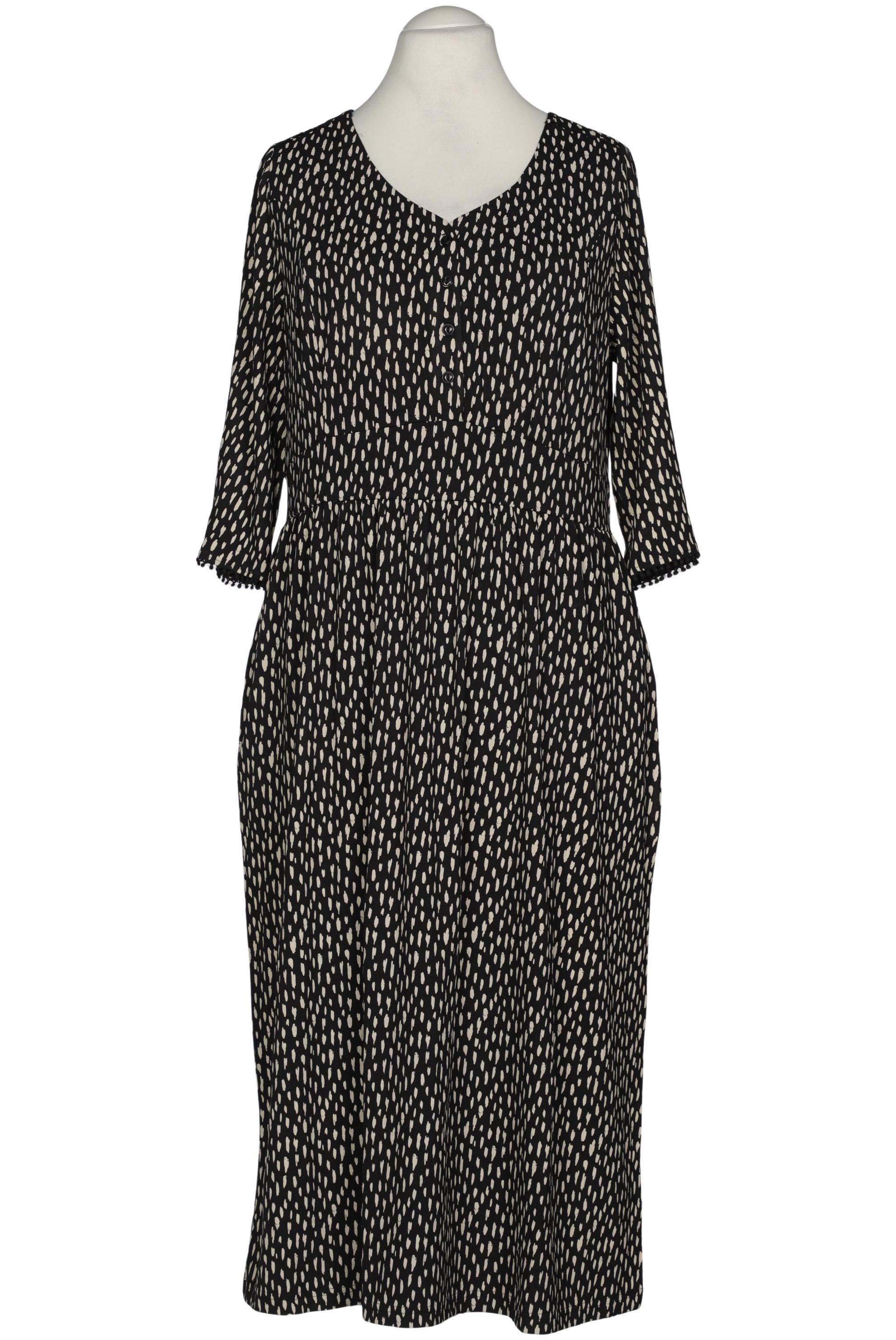 

sheego Damen Kleid, schwarz, Gr. 21