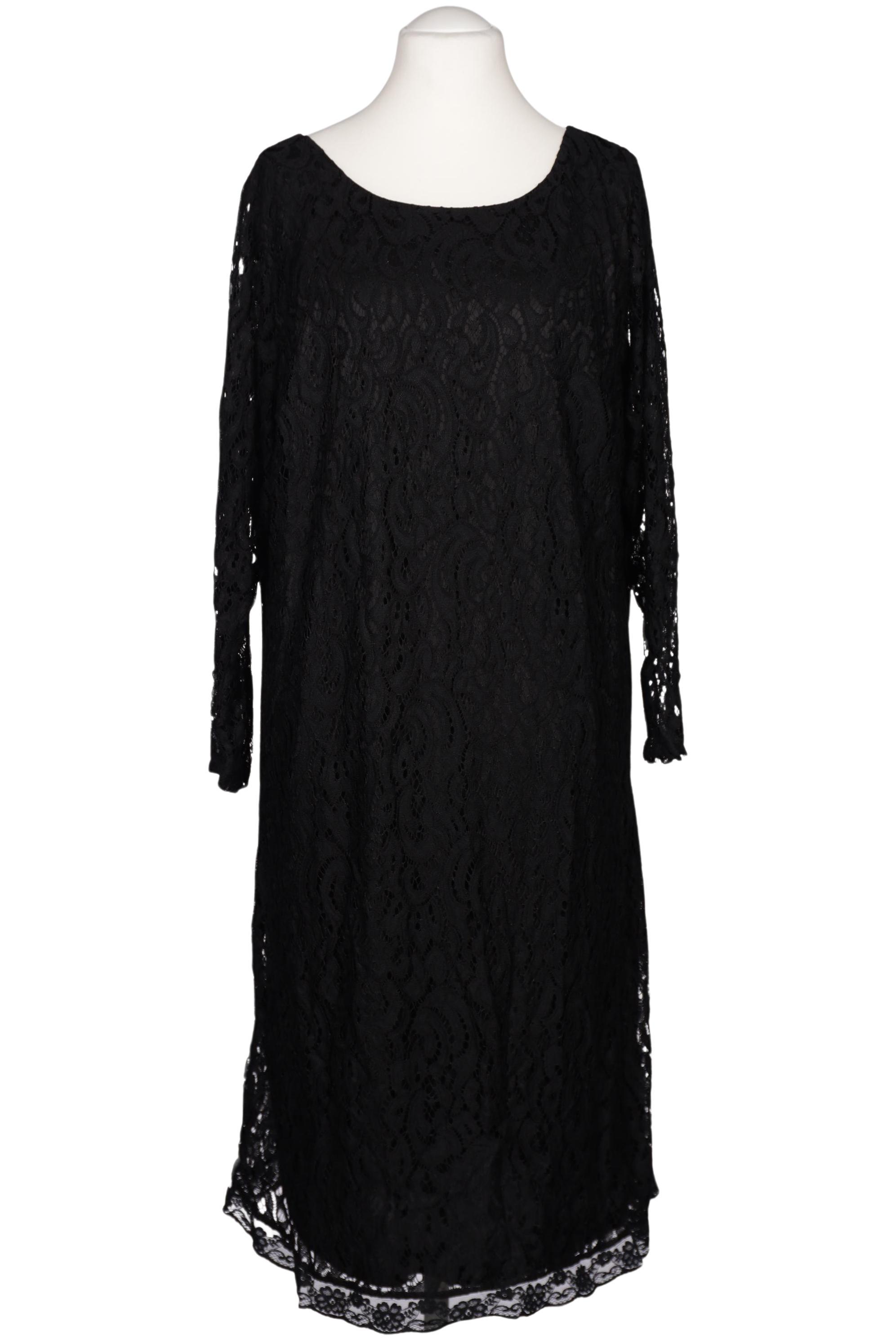 

sheego Damen Kleid, schwarz, Gr. 52