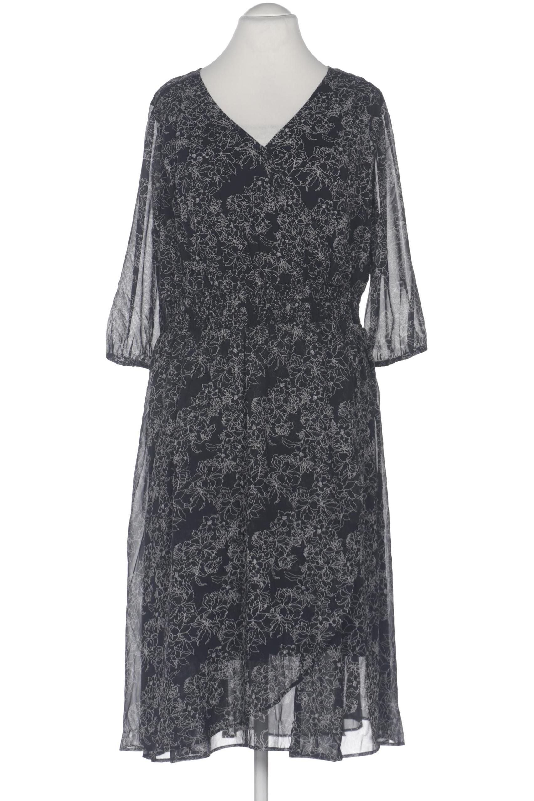 

sheego Damen Kleid, schwarz, Gr. 23