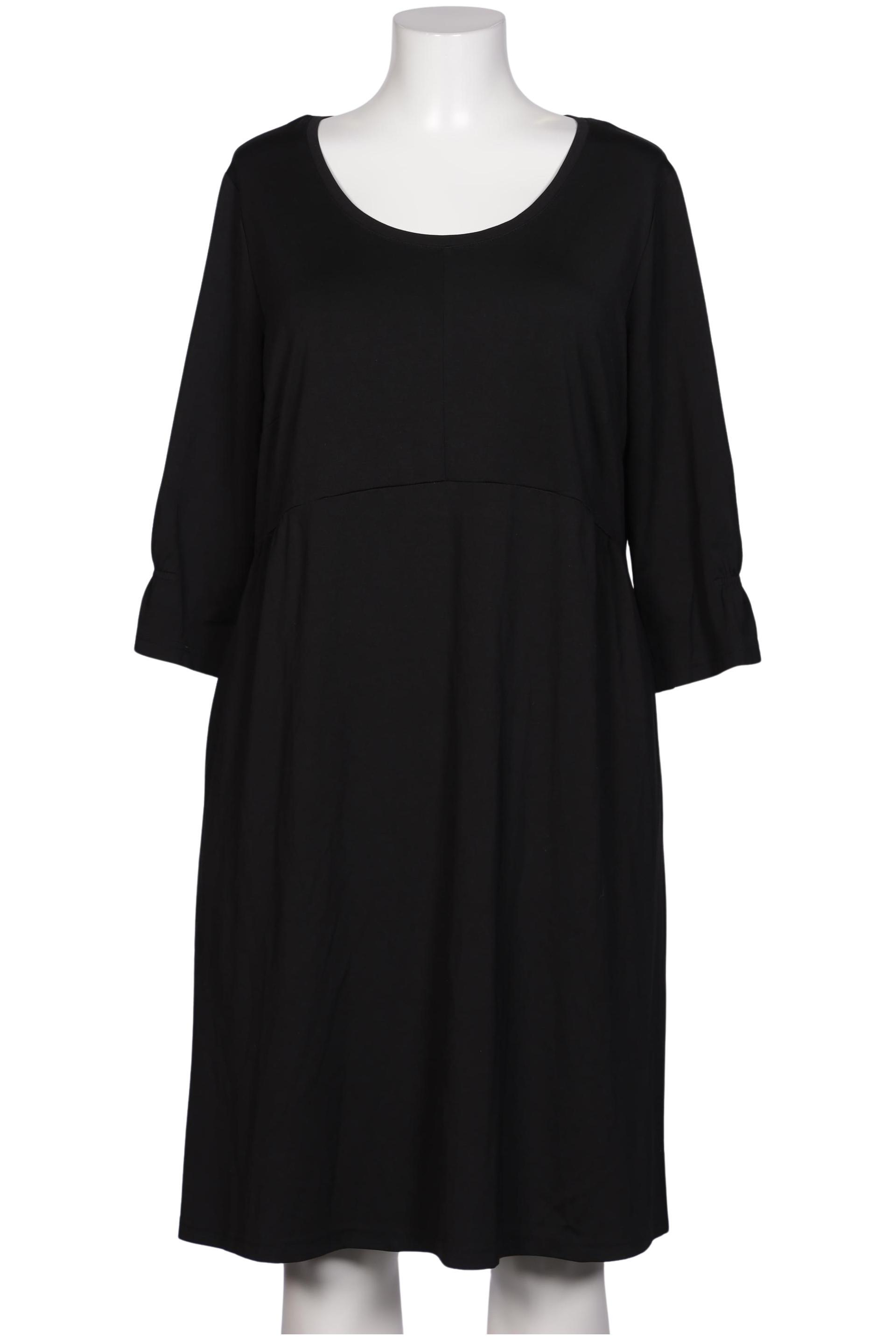 

sheego Damen Kleid, schwarz, Gr. 46