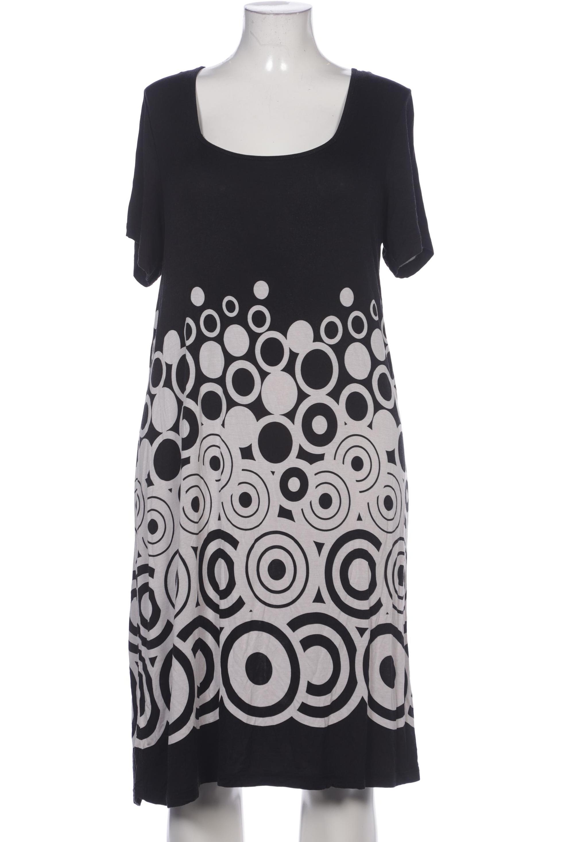 

sheego Damen Kleid, schwarz, Gr. 46