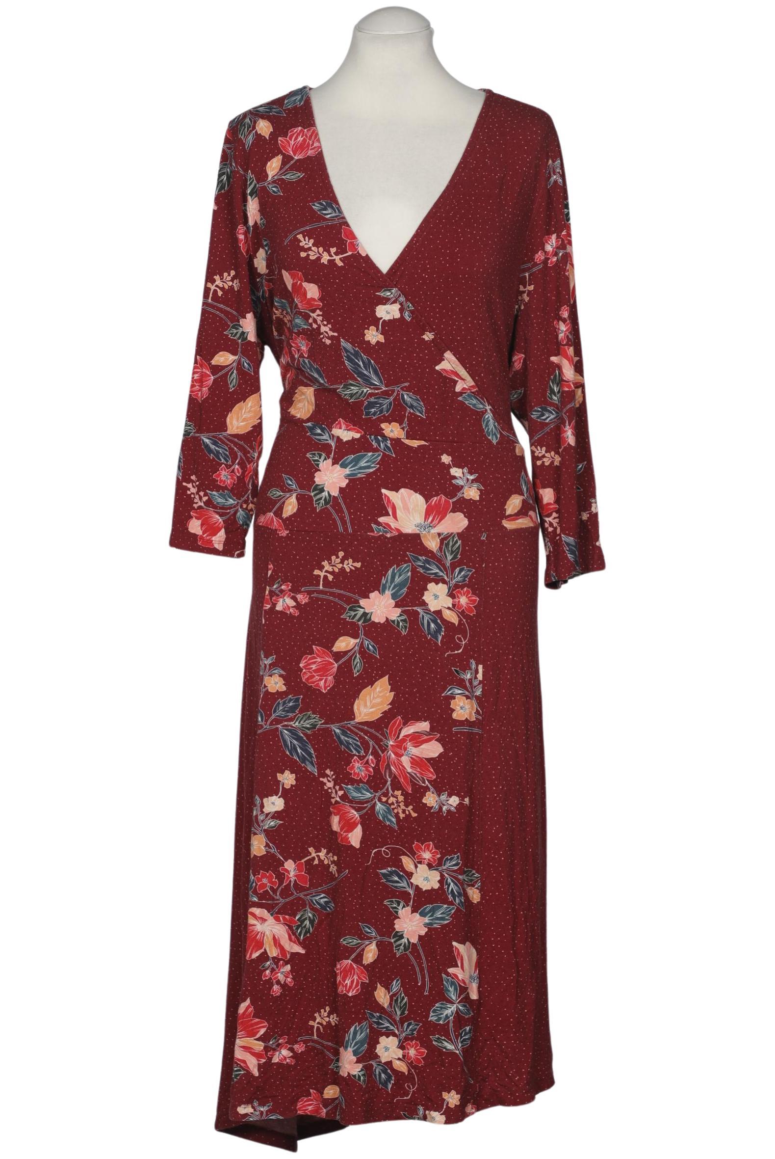 

sheego Damen Kleid, bordeaux, Gr. 48