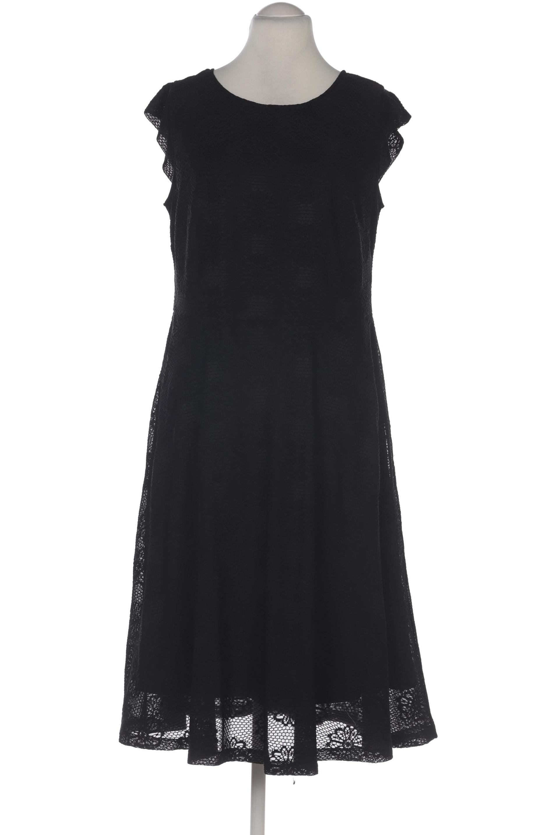 

sheego Damen Kleid, schwarz, Gr. 46