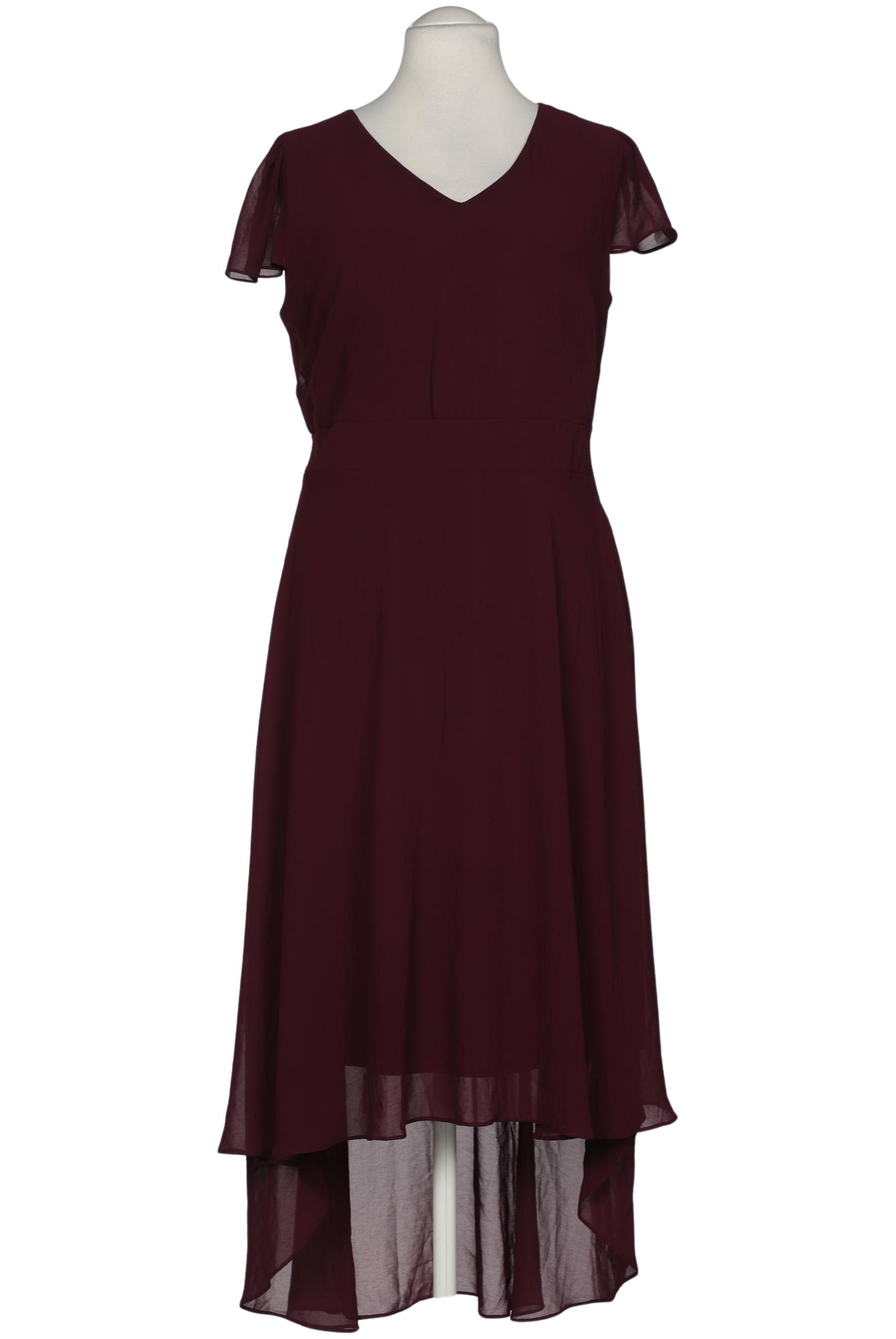 

sheego Damen Kleid, bordeaux, Gr. 44