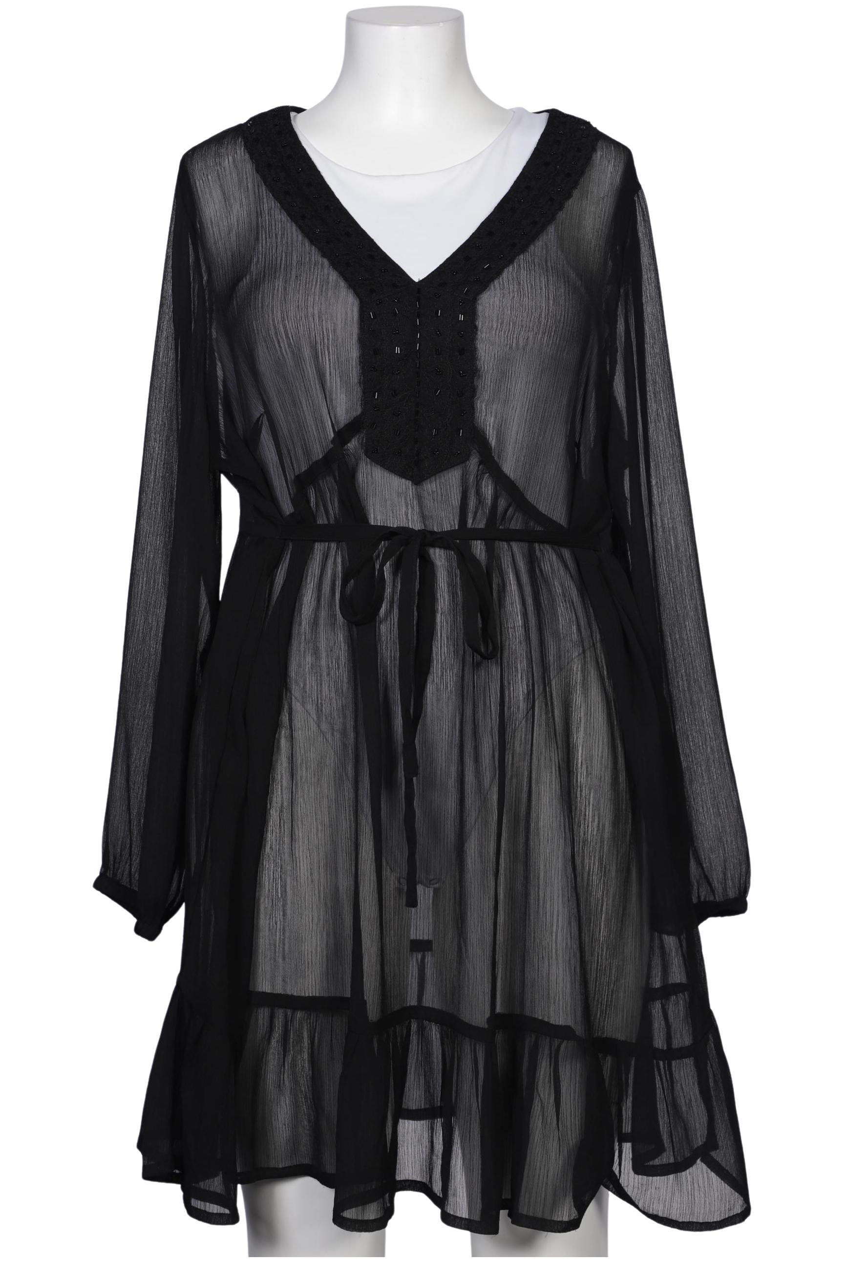 

sheego Damen Kleid, schwarz, Gr. 48